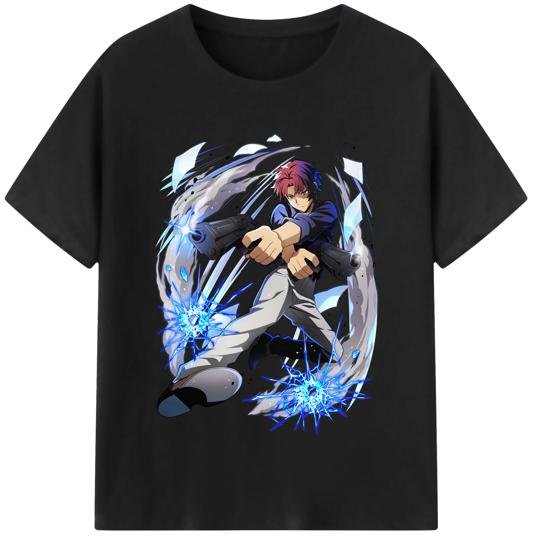 （画像用） 文豪ストレイドッグス Bungo Stray Dogs 綿100％半袖Tシャツ（フロントプリント）