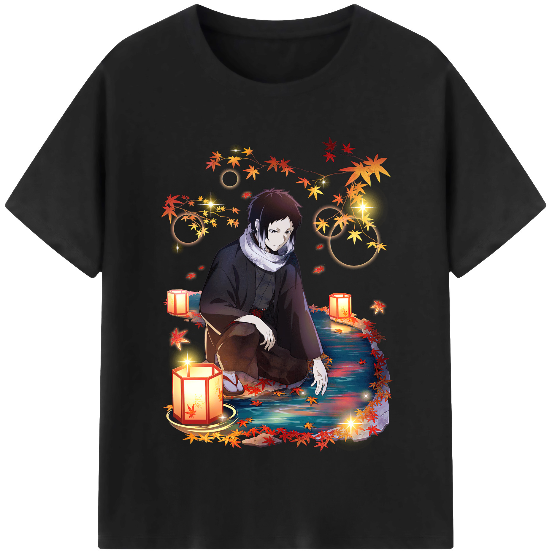 （画像用） 文豪ストレイドッグス Bungo Stray Dogs 綿100％半袖Tシャツ（フロントプリント）