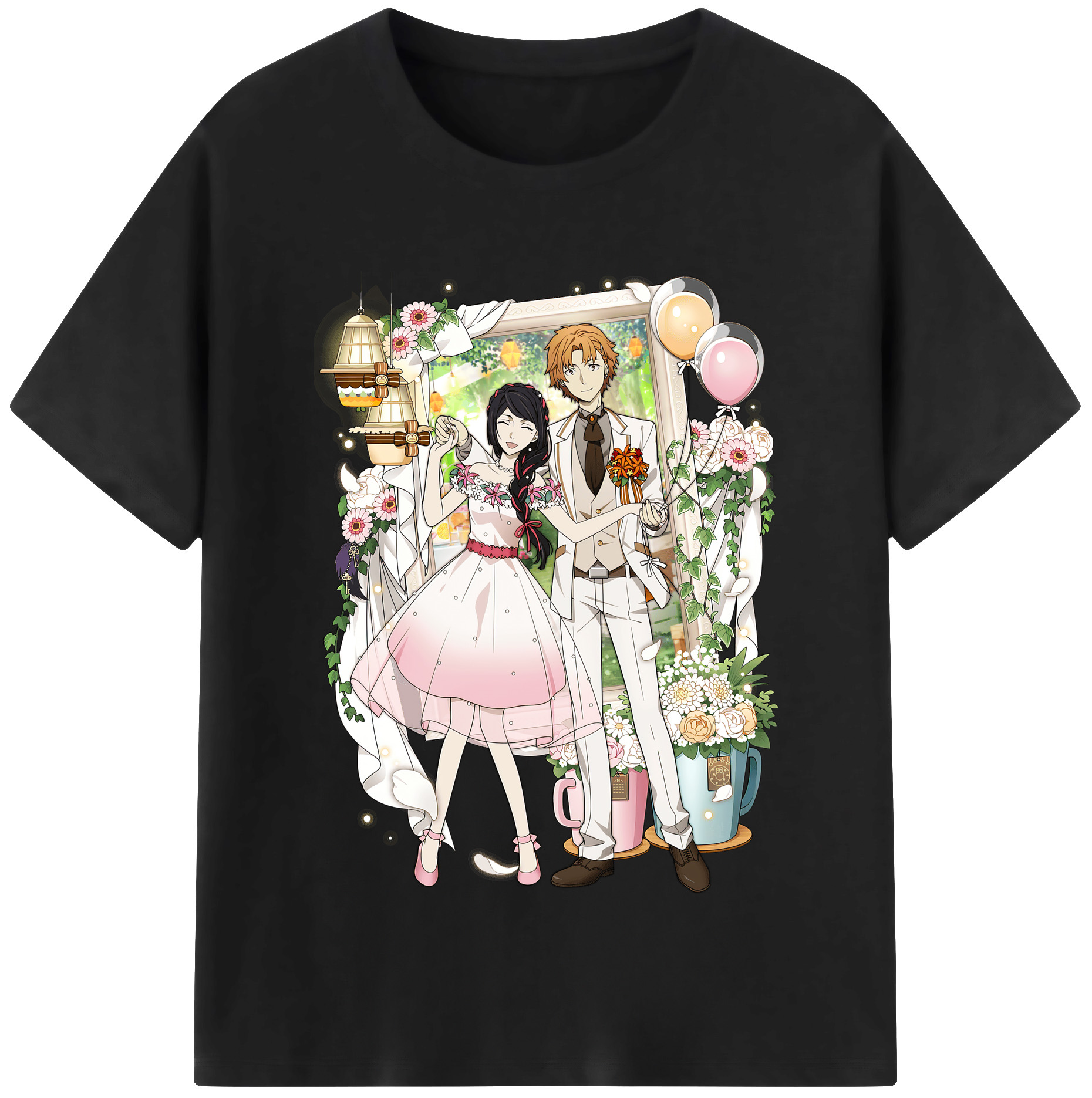 （画像用） 文豪ストレイドッグス Bungo Stray Dogs 綿100％半袖Tシャツ（フロントプリント）