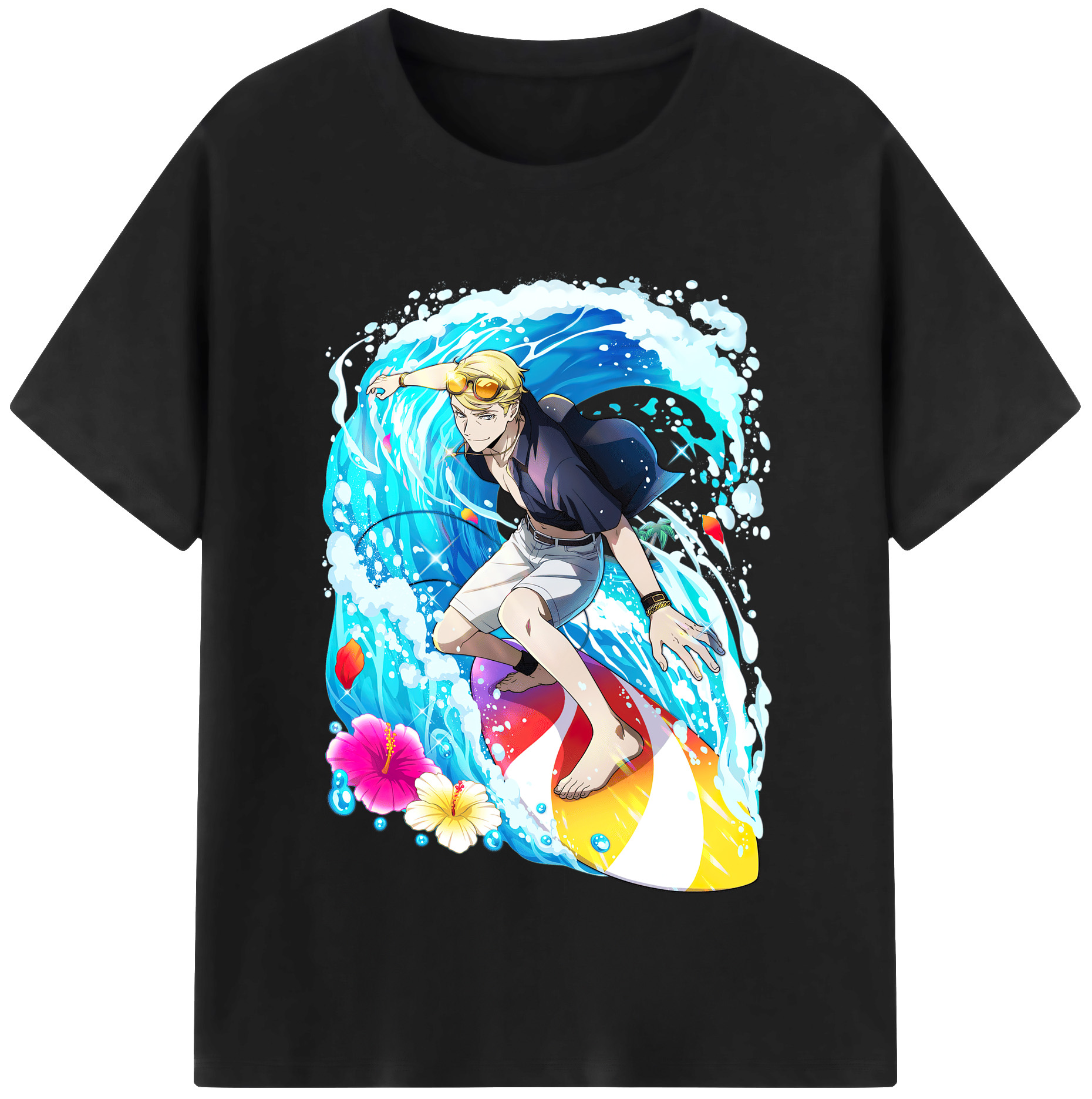 （画像用） 文豪ストレイドッグス Bungo Stray Dogs 綿100％半袖Tシャツ（フロントプリント）