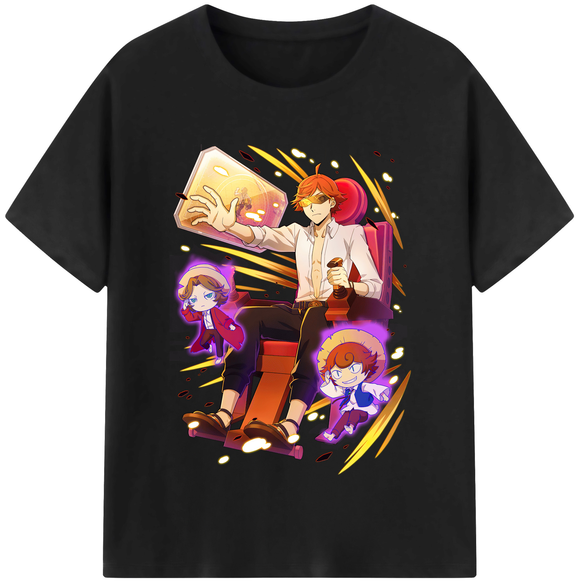 （画像用） 文豪ストレイドッグス Bungo Stray Dogs 綿100％半袖Tシャツ（フロントプリント）