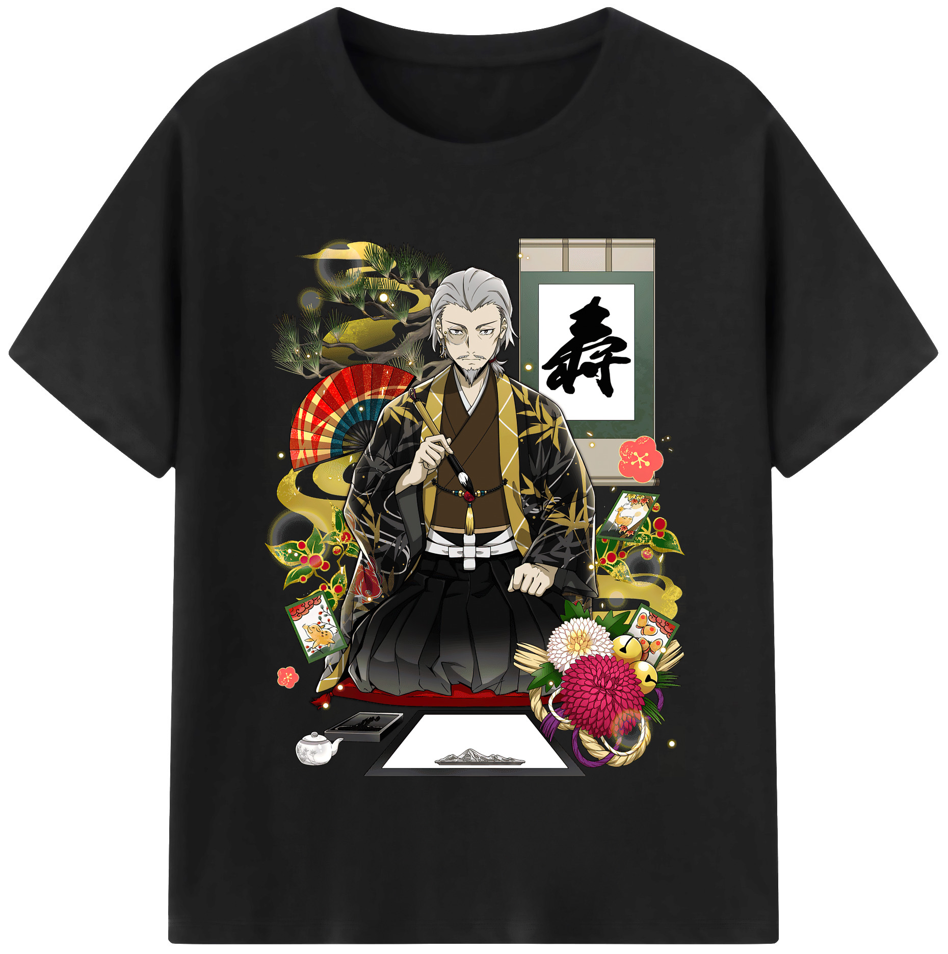 （画像用） 文豪ストレイドッグス Bungo Stray Dogs 綿100％半袖Tシャツ（フロントプリント）