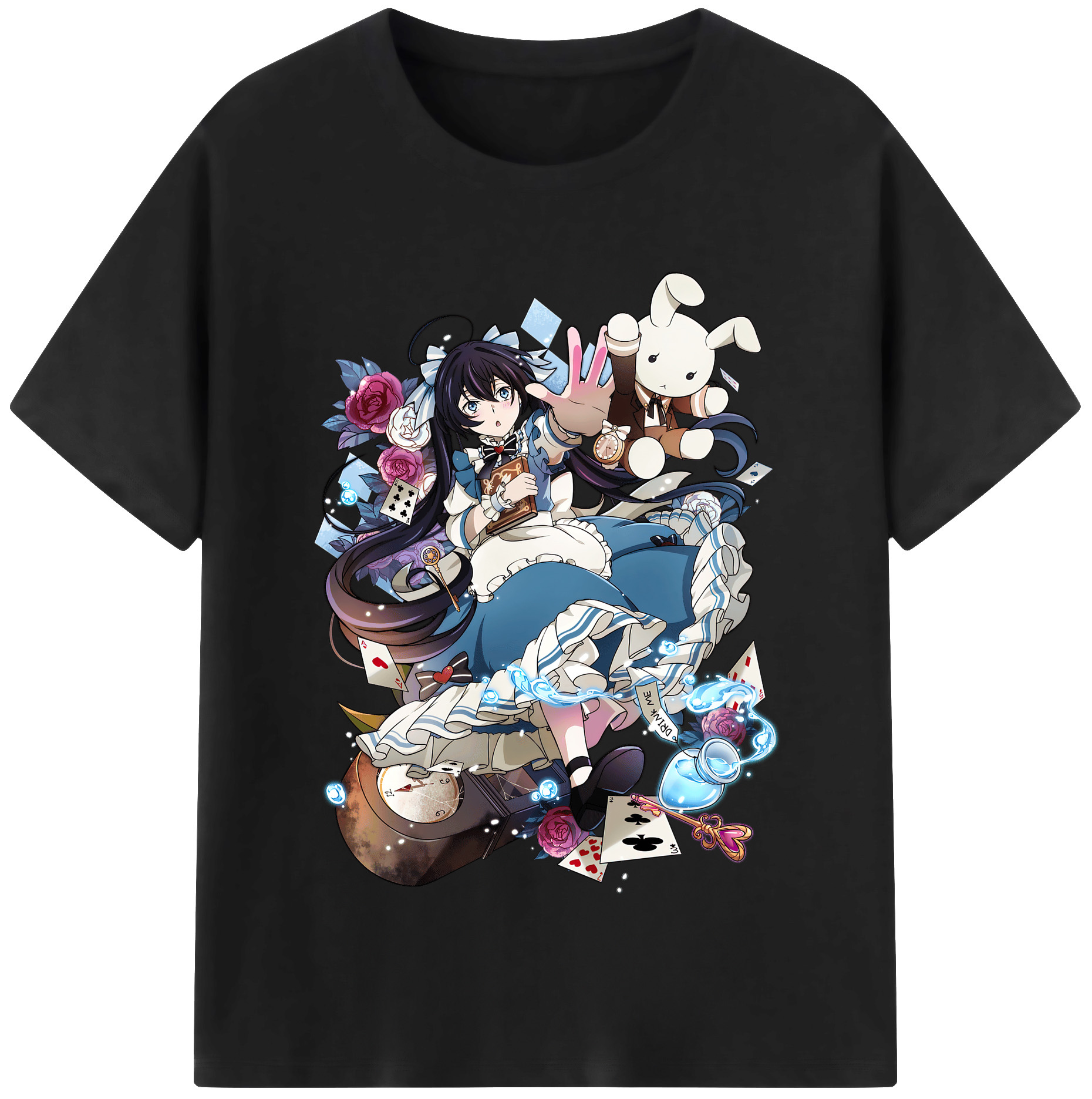 （画像用） 文豪ストレイドッグス Bungo Stray Dogs 綿100％半袖Tシャツ（フロントプリント）