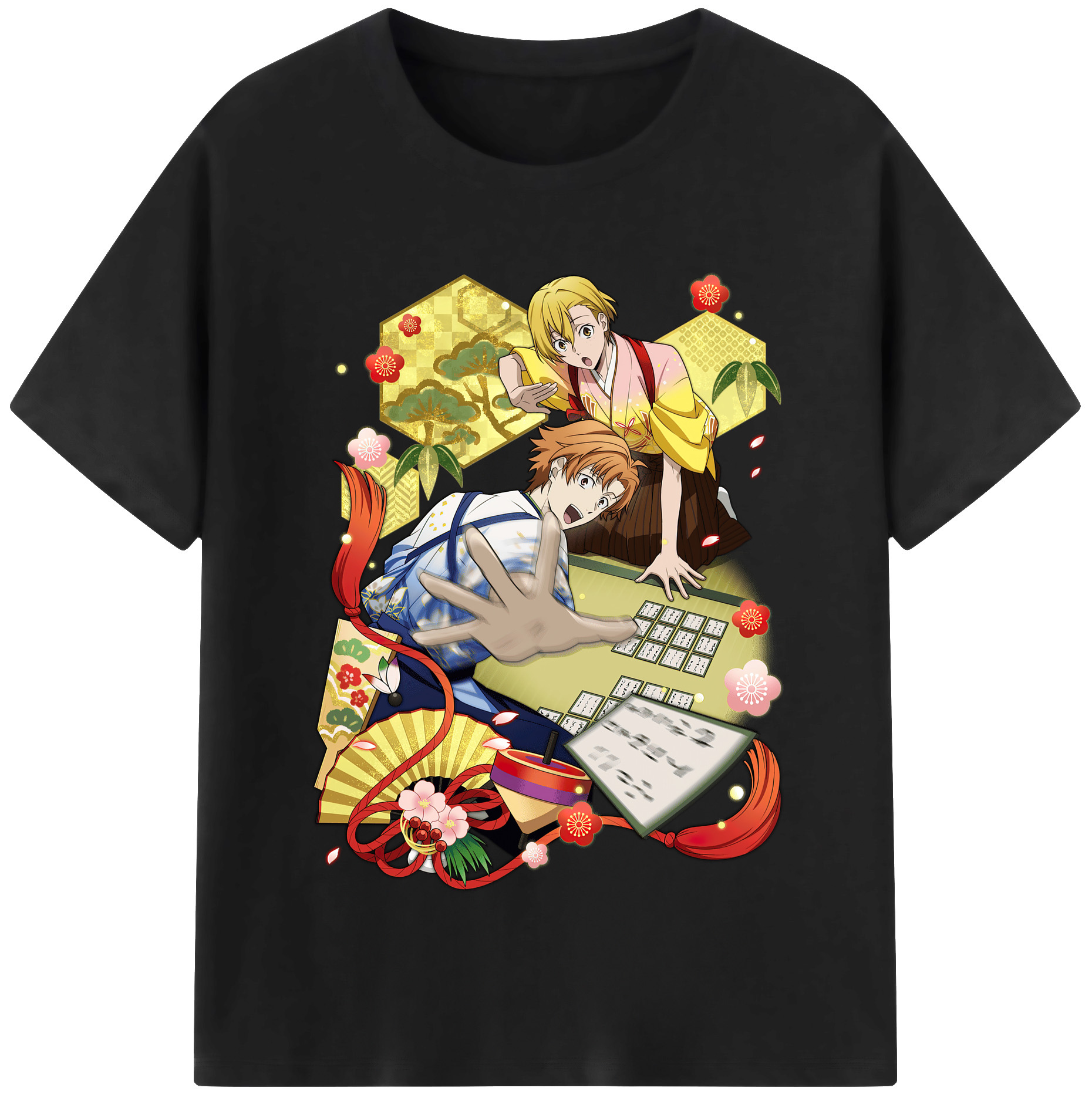 （画像用） 文豪ストレイドッグス Bungo Stray Dogs 綿100％半袖Tシャツ（フロントプリント）