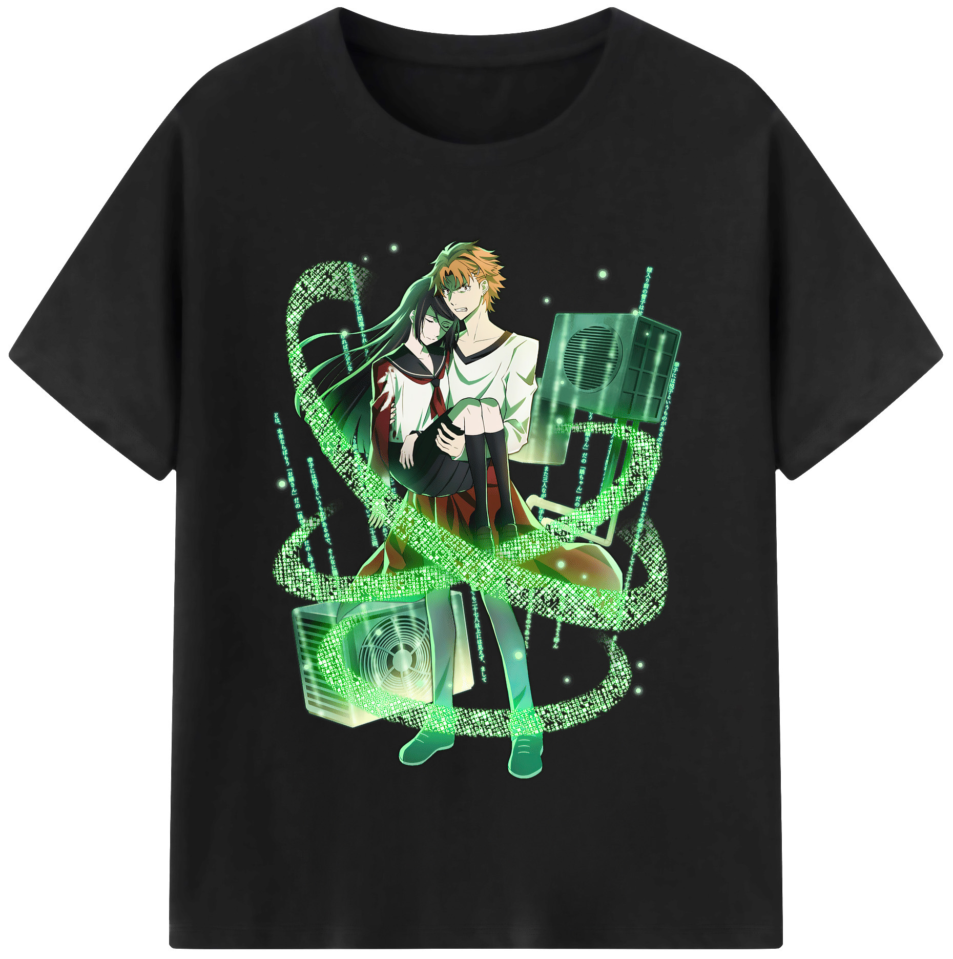 （画像用） 文豪ストレイドッグス Bungo Stray Dogs 綿100％半袖Tシャツ（フロントプリント）