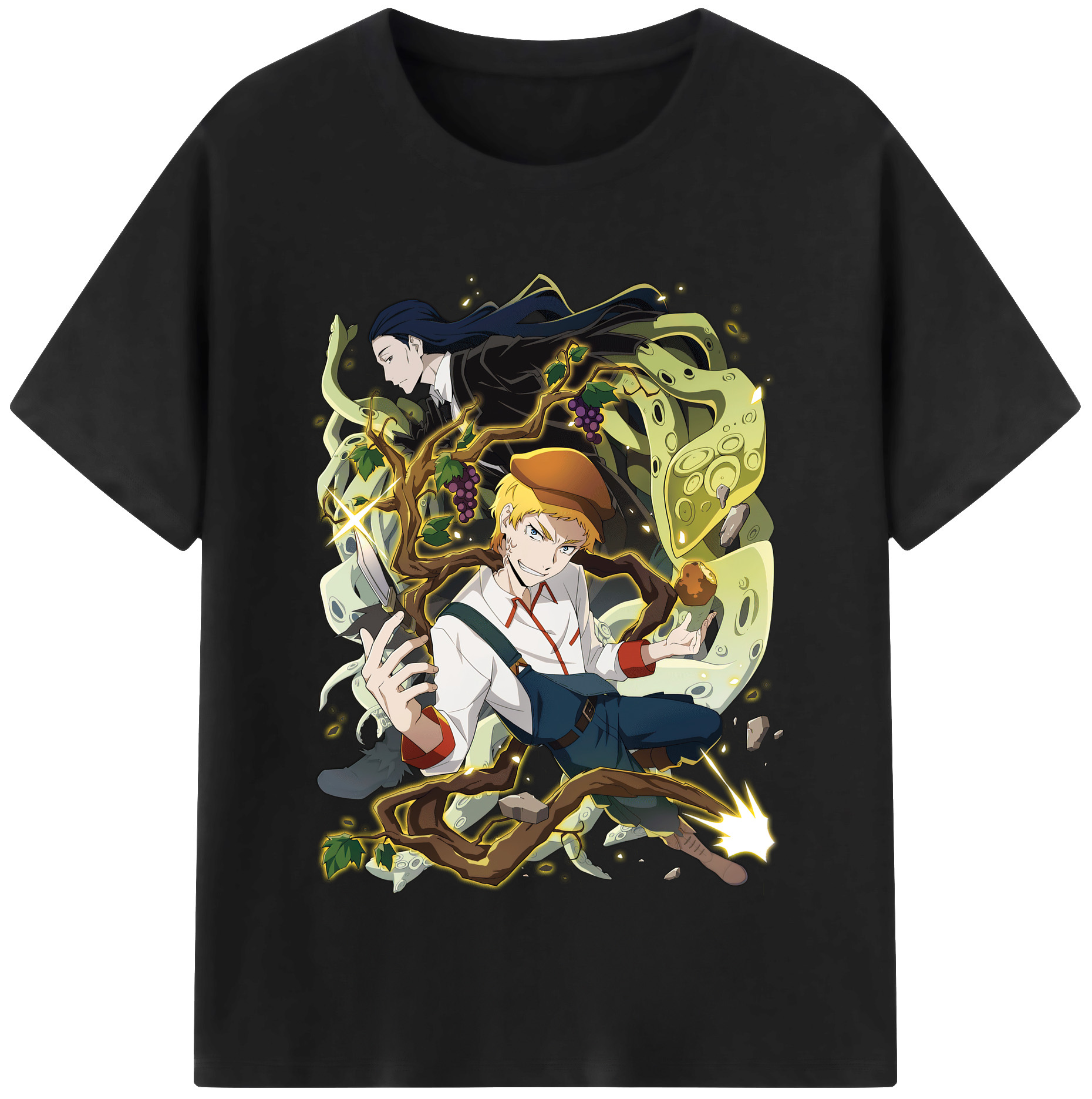 （画像用） 文豪ストレイドッグス Bungo Stray Dogs 綿100％半袖Tシャツ（フロントプリント）