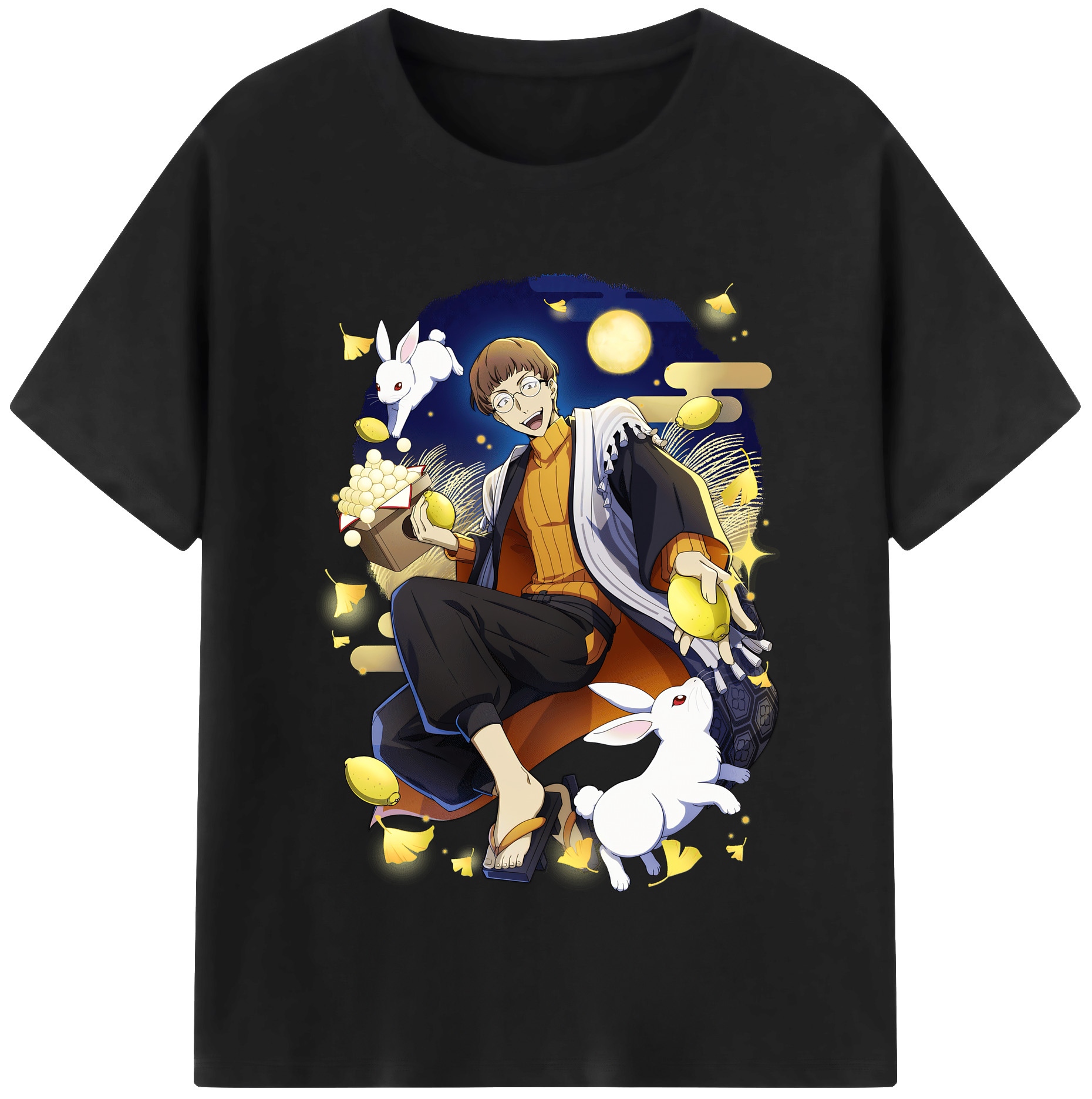 （画像用） 文豪ストレイドッグス Bungo Stray Dogs 綿100％半袖Tシャツ（フロントプリント）