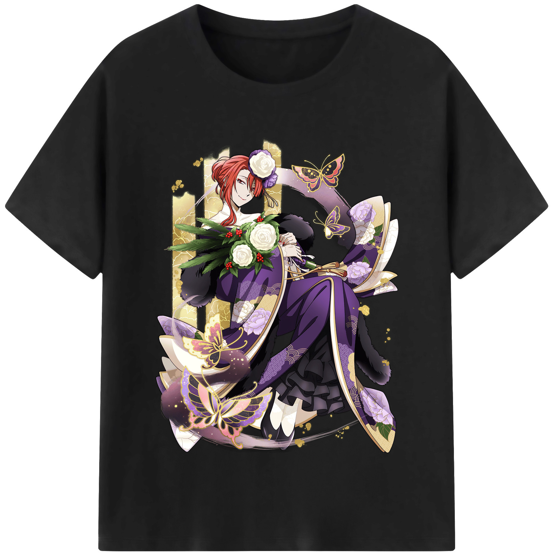 （画像用） 文豪ストレイドッグス Bungo Stray Dogs 綿100％半袖Tシャツ（フロントプリント）