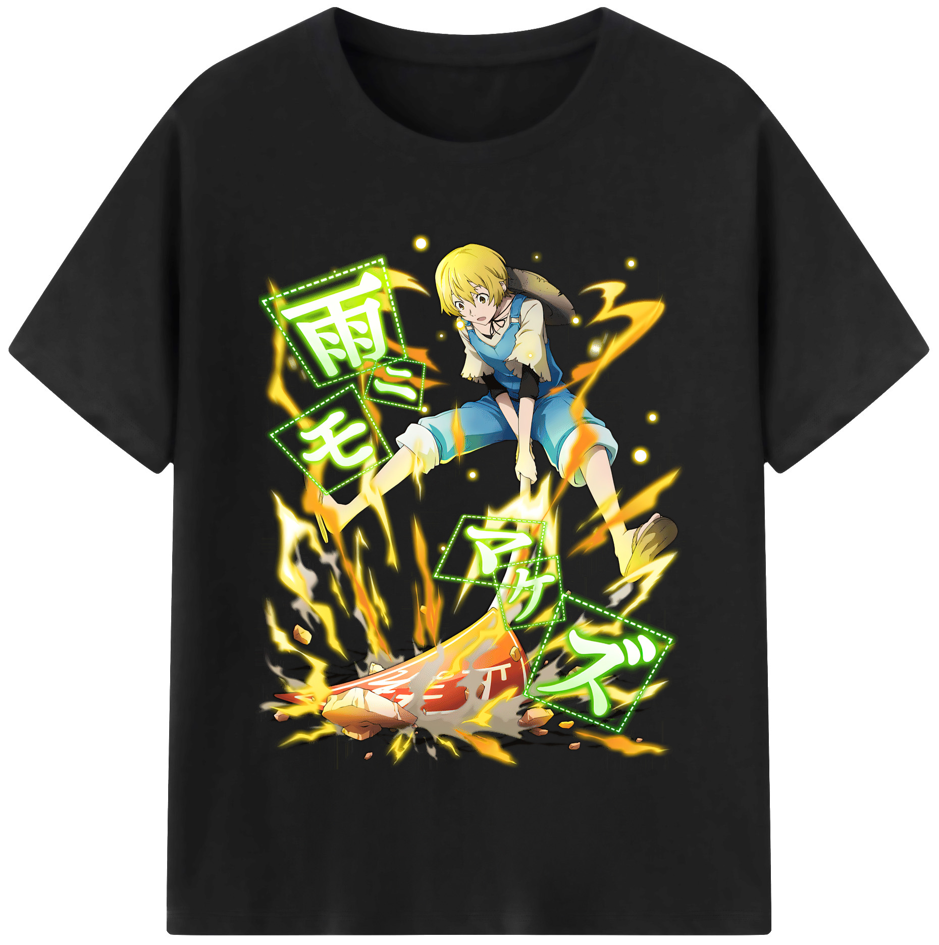 （画像用） 文豪ストレイドッグス Bungo Stray Dogs 綿100％半袖Tシャツ（フロントプリント）