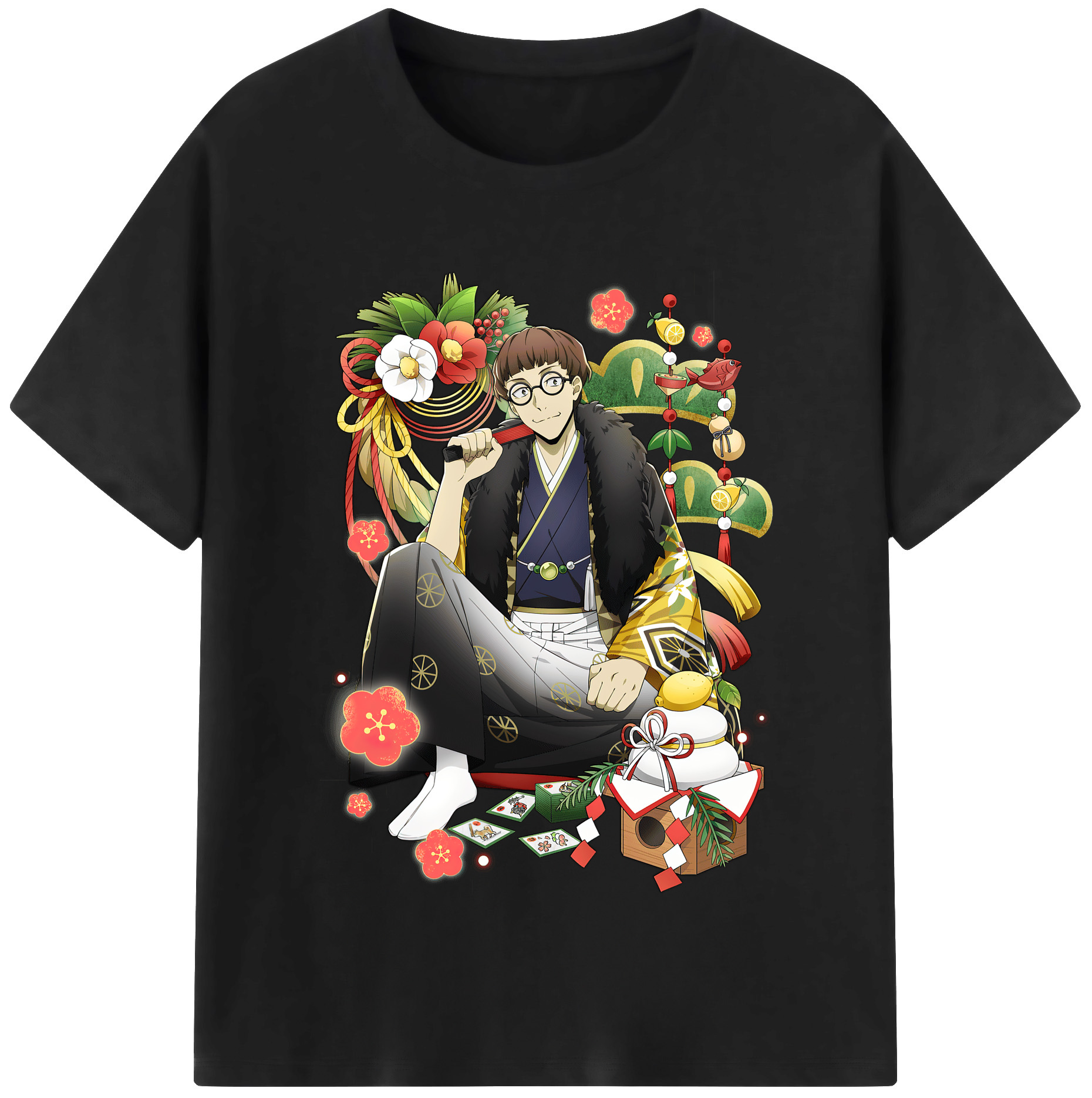 （画像用） 文豪ストレイドッグス Bungo Stray Dogs 綿100％半袖Tシャツ（フロントプリント）