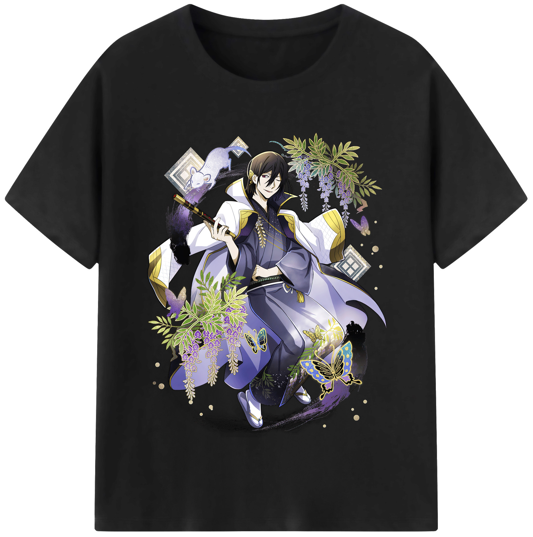 （画像用） 文豪ストレイドッグス Bungo Stray Dogs 綿100％半袖Tシャツ（フロントプリント）