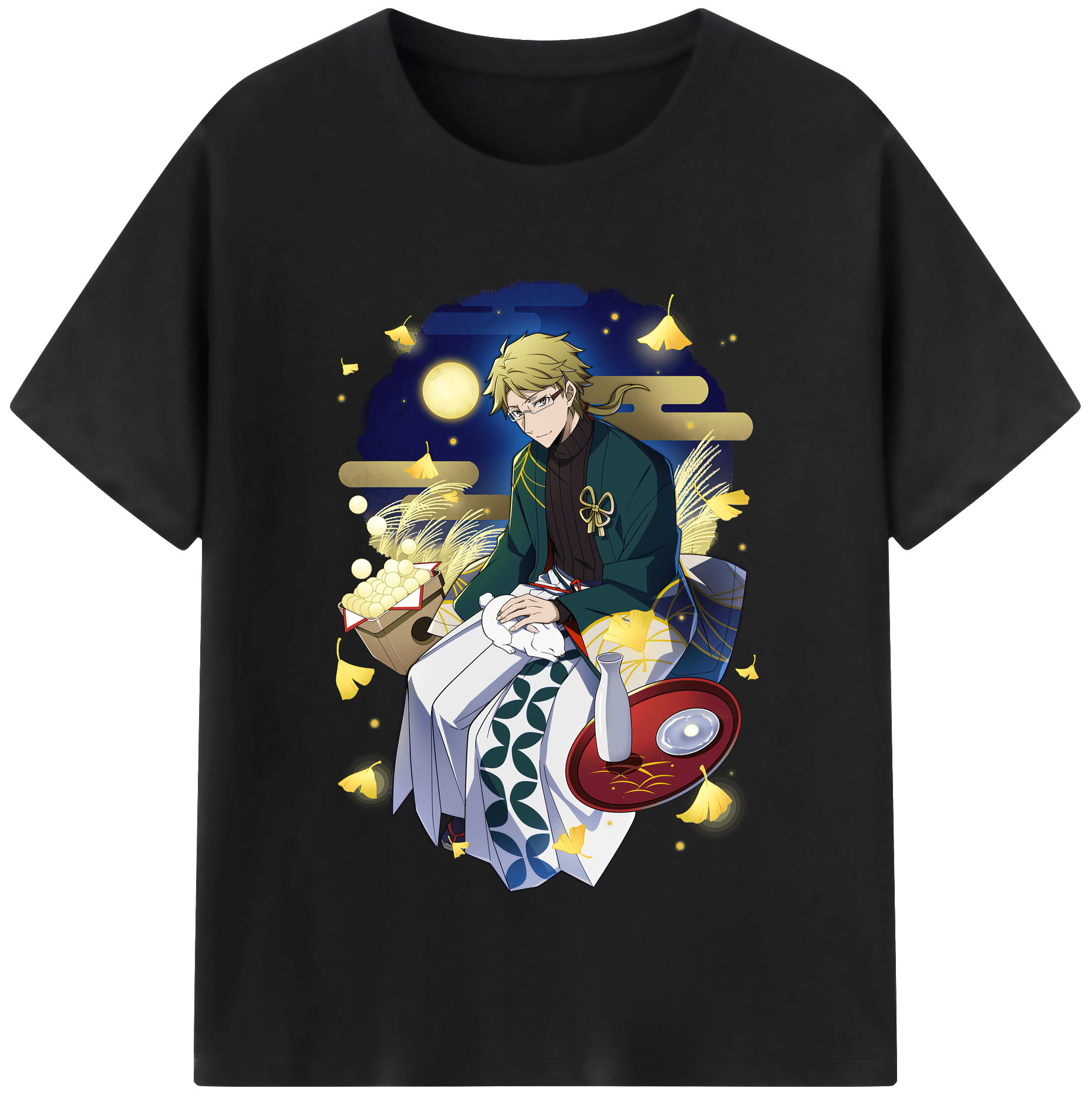 （画像用） 文豪ストレイドッグス Bungo Stray Dogs 綿100％半袖Tシャツ（フロントプリント）
