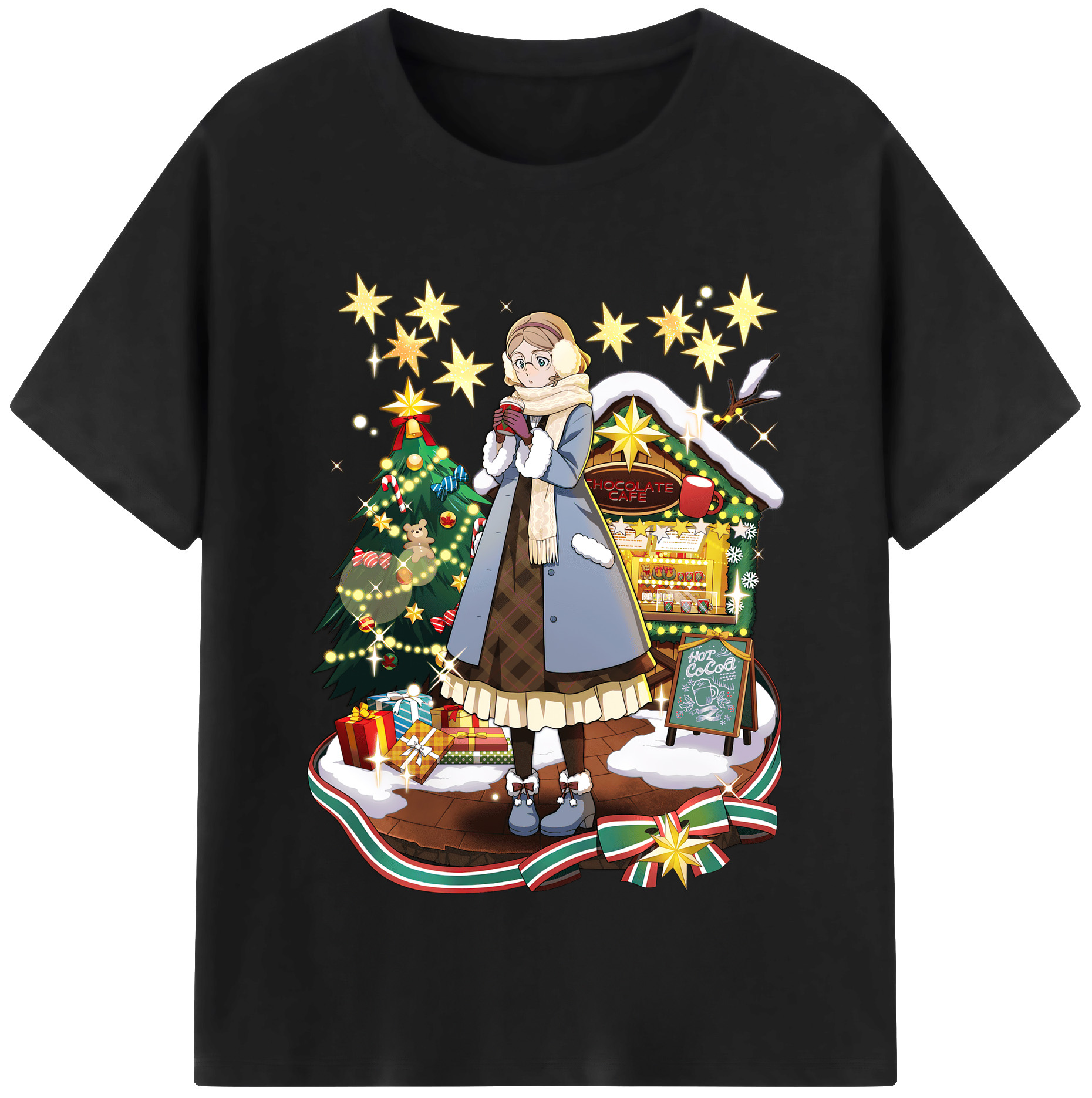 （画像用） 文豪ストレイドッグス Bungo Stray Dogs 綿100％半袖Tシャツ（フロントプリント）