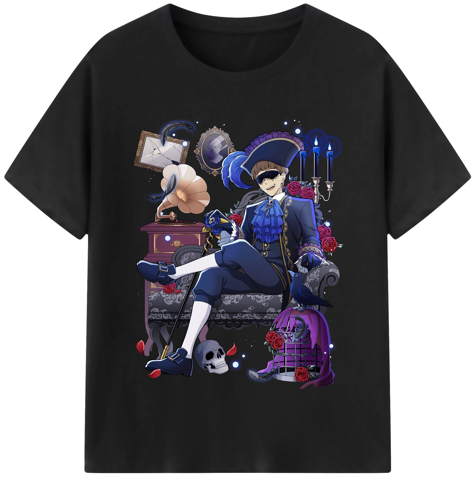 （画像用） 文豪ストレイドッグス Bungo Stray Dogs 綿100％半袖Tシャツ（フロントプリント）
