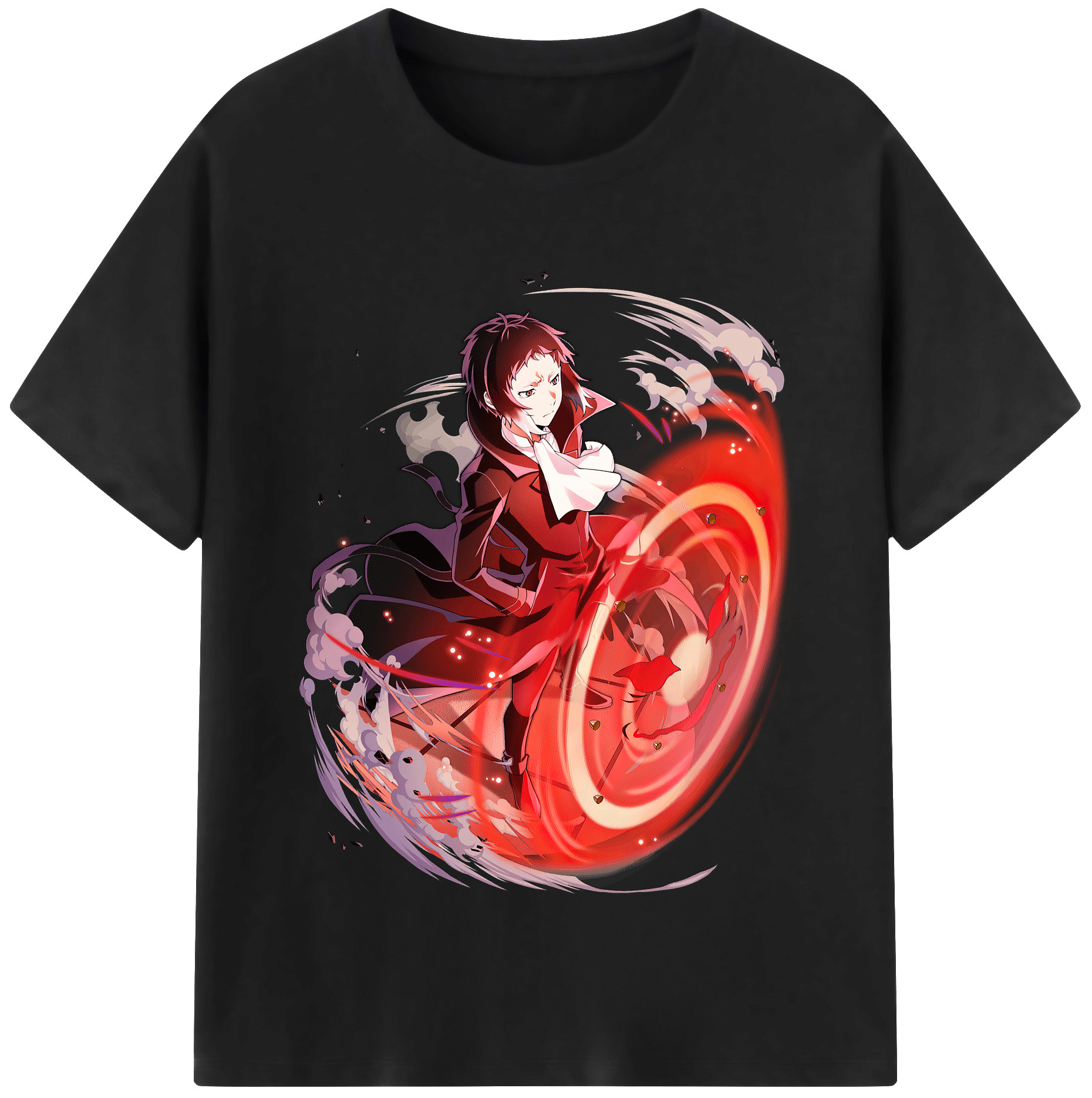 （画像用） 文豪ストレイドッグス Bungo Stray Dogs 綿100％半袖Tシャツ（フロントプリント）