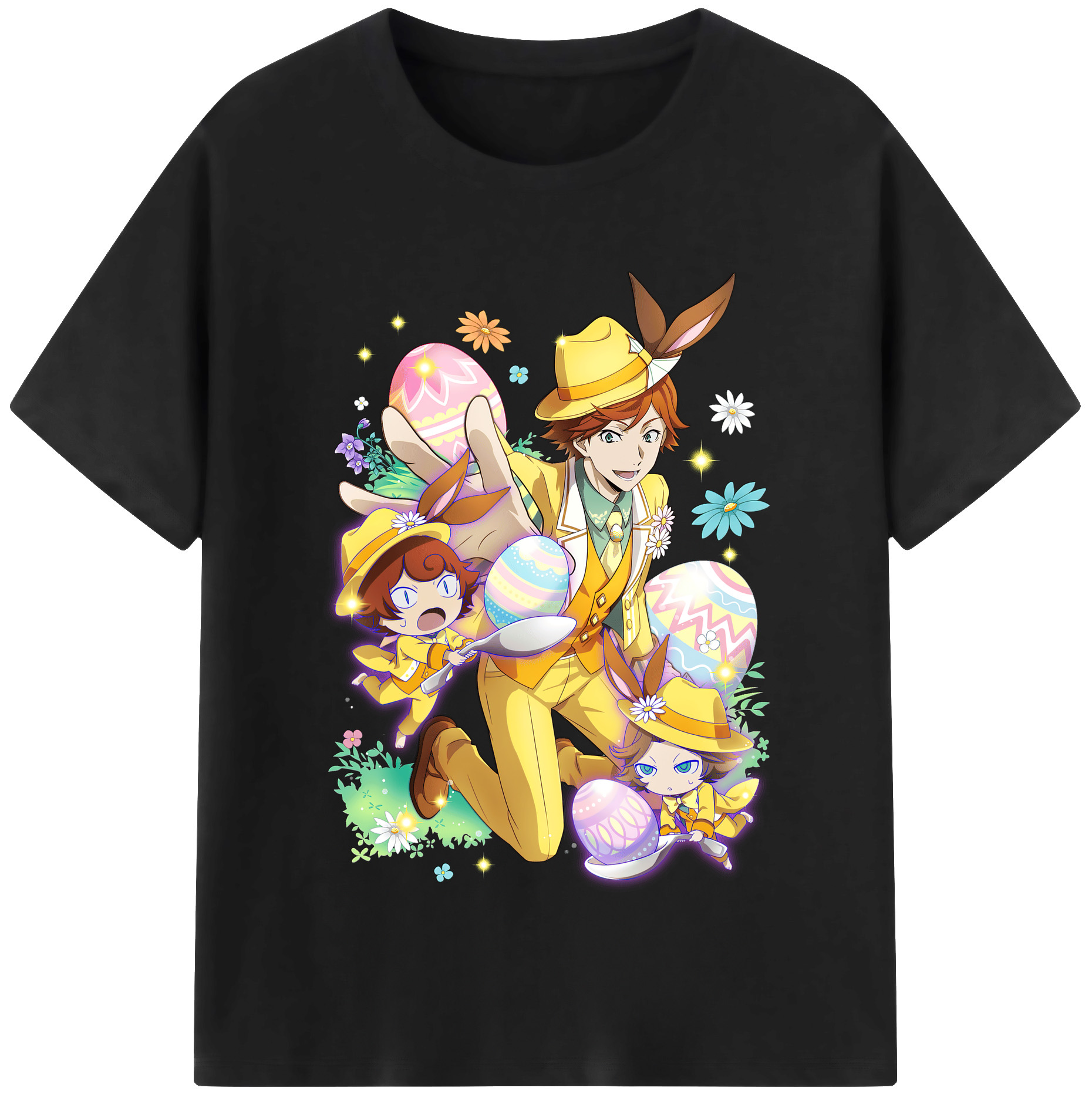 （画像用） 文豪ストレイドッグス Bungo Stray Dogs 綿100％半袖Tシャツ（フロントプリント）