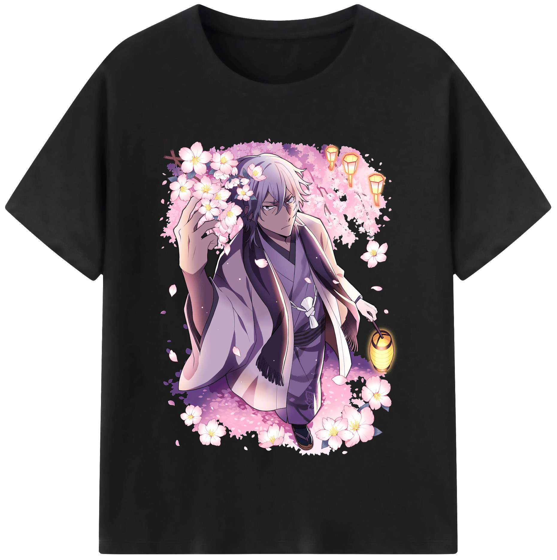 （画像用） 文豪ストレイドッグス Bungo Stray Dogs 綿100％半袖Tシャツ（フロントプリント）