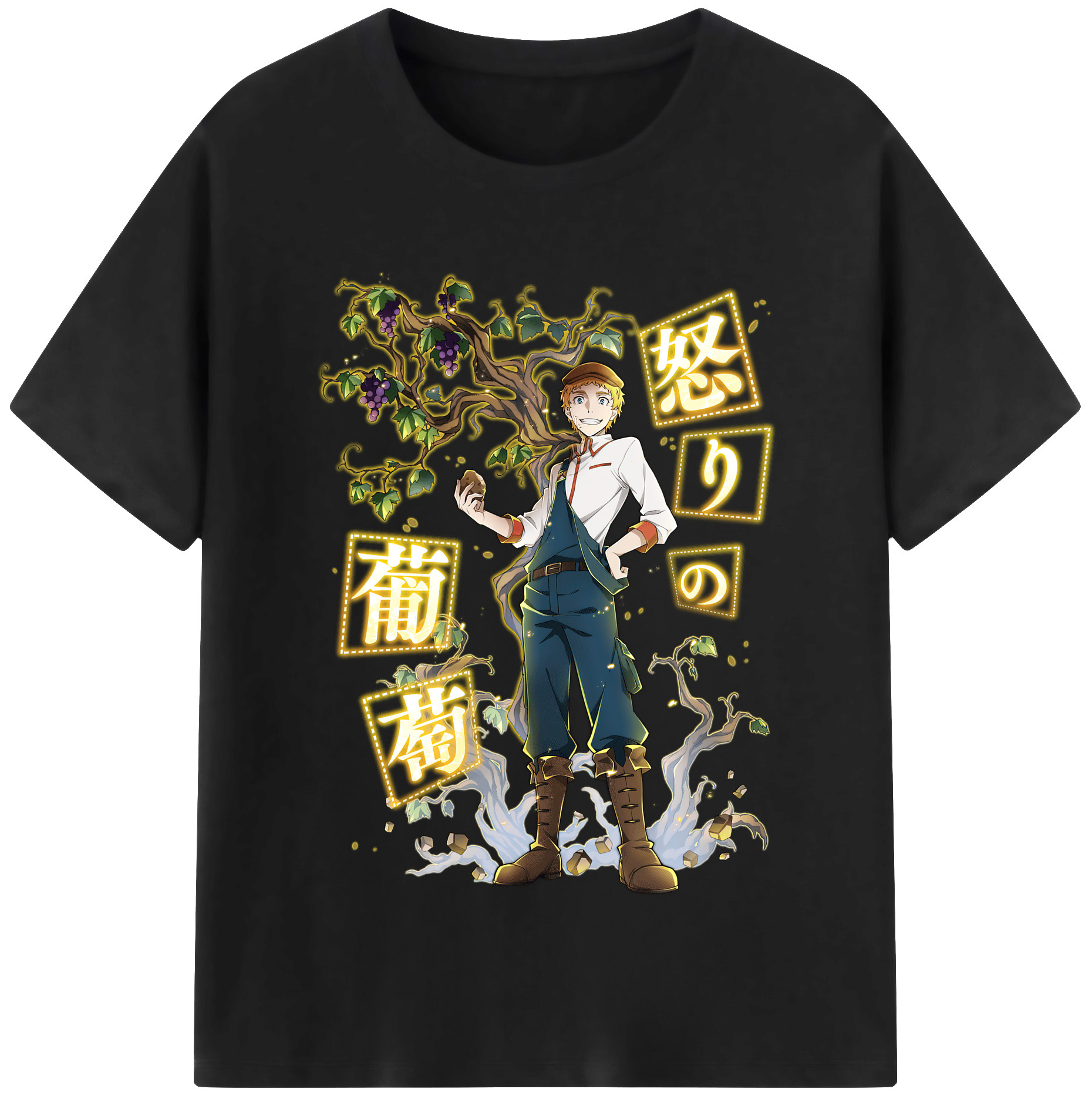 （画像用） 文豪ストレイドッグス Bungo Stray Dogs 綿100％半袖Tシャツ（フロントプリント）