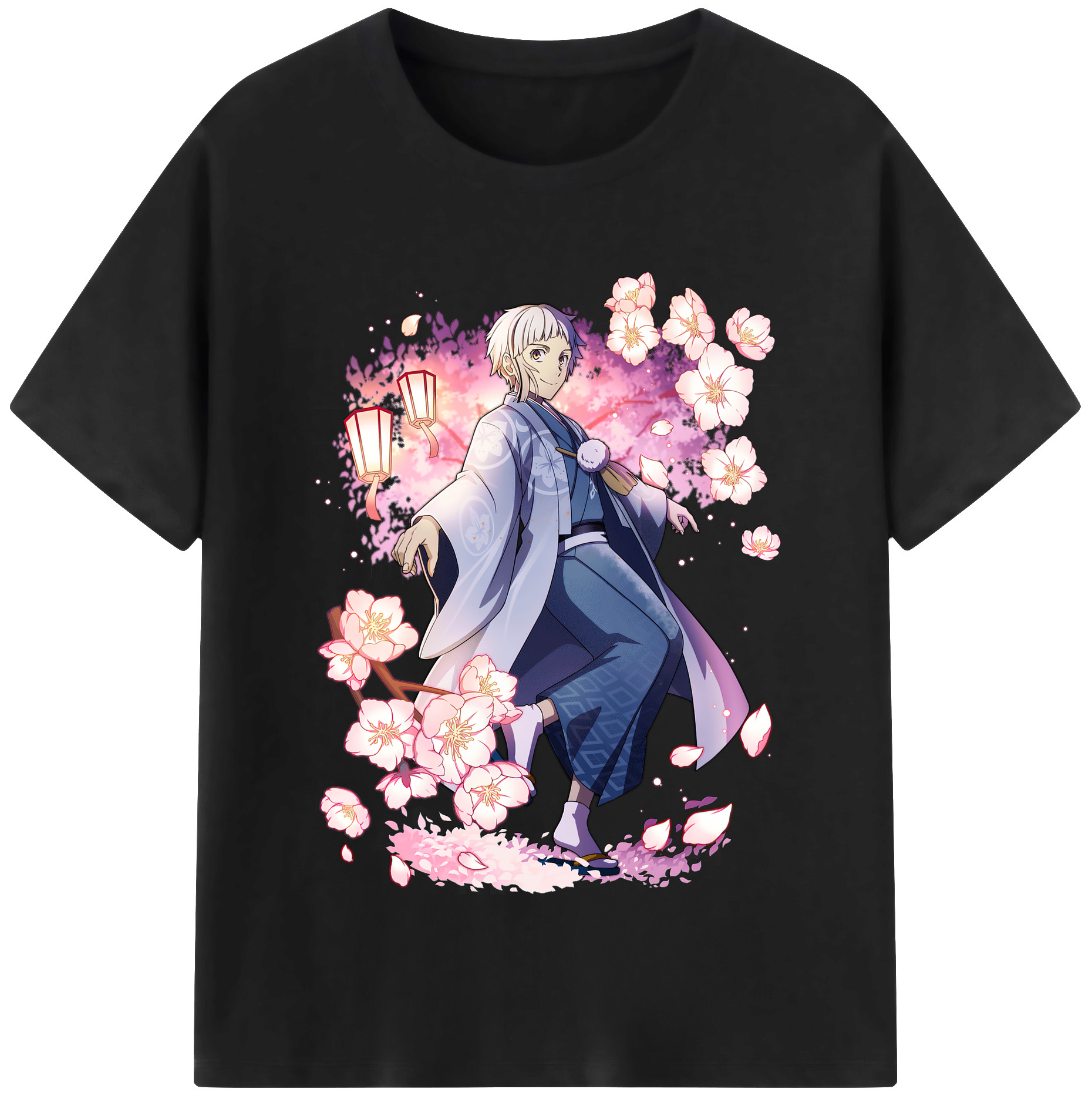 （画像用） 文豪ストレイドッグス Bungo Stray Dogs 綿100％半袖Tシャツ（フロントプリント）