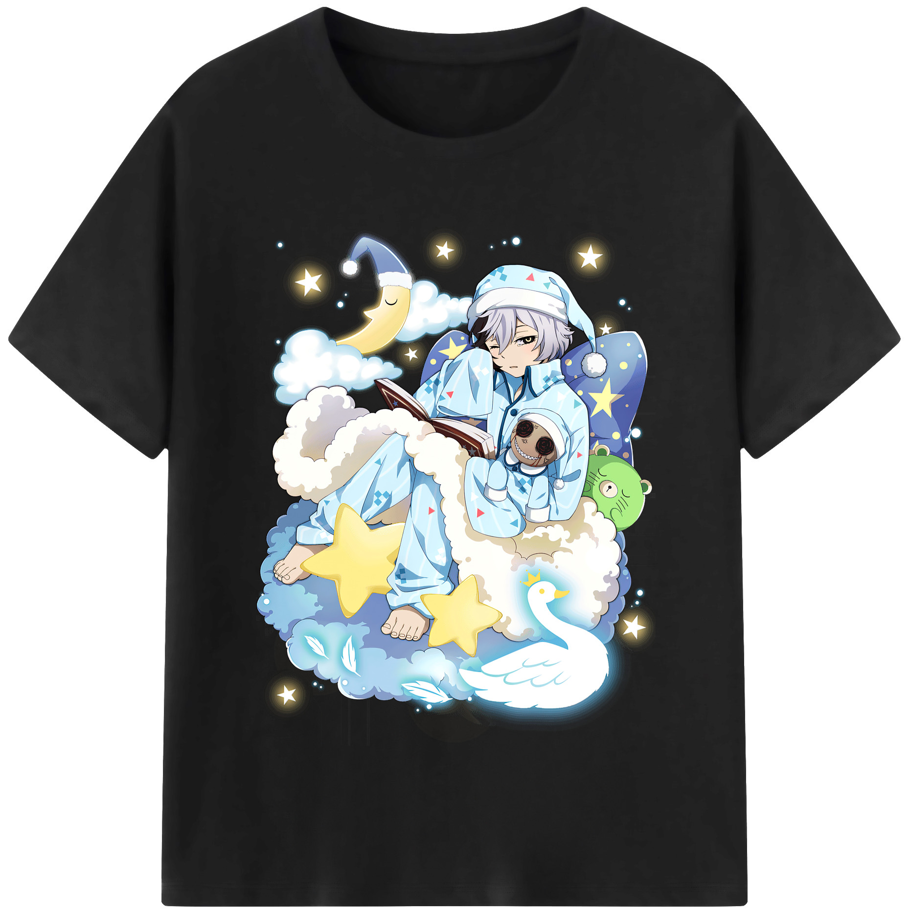（画像用） 文豪ストレイドッグス Bungo Stray Dogs 綿100％半袖Tシャツ（フロントプリント）
