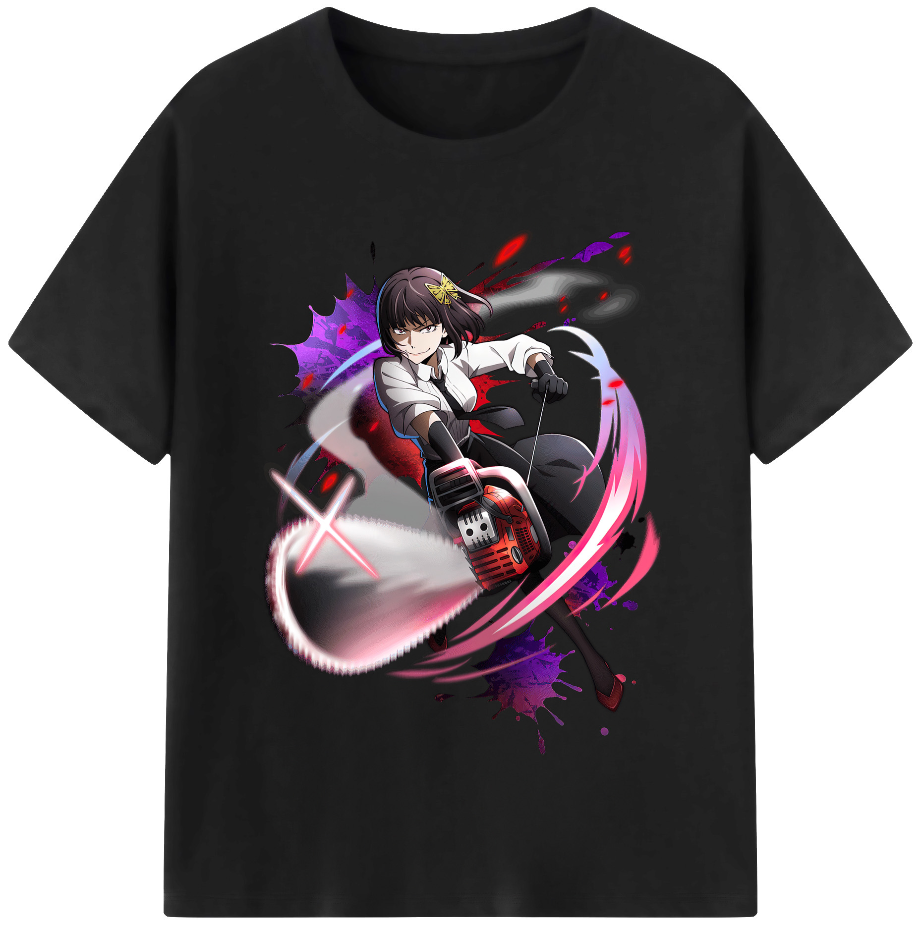 （画像用） 文豪ストレイドッグス Bungo Stray Dogs 綿100％半袖Tシャツ（フロントプリント）