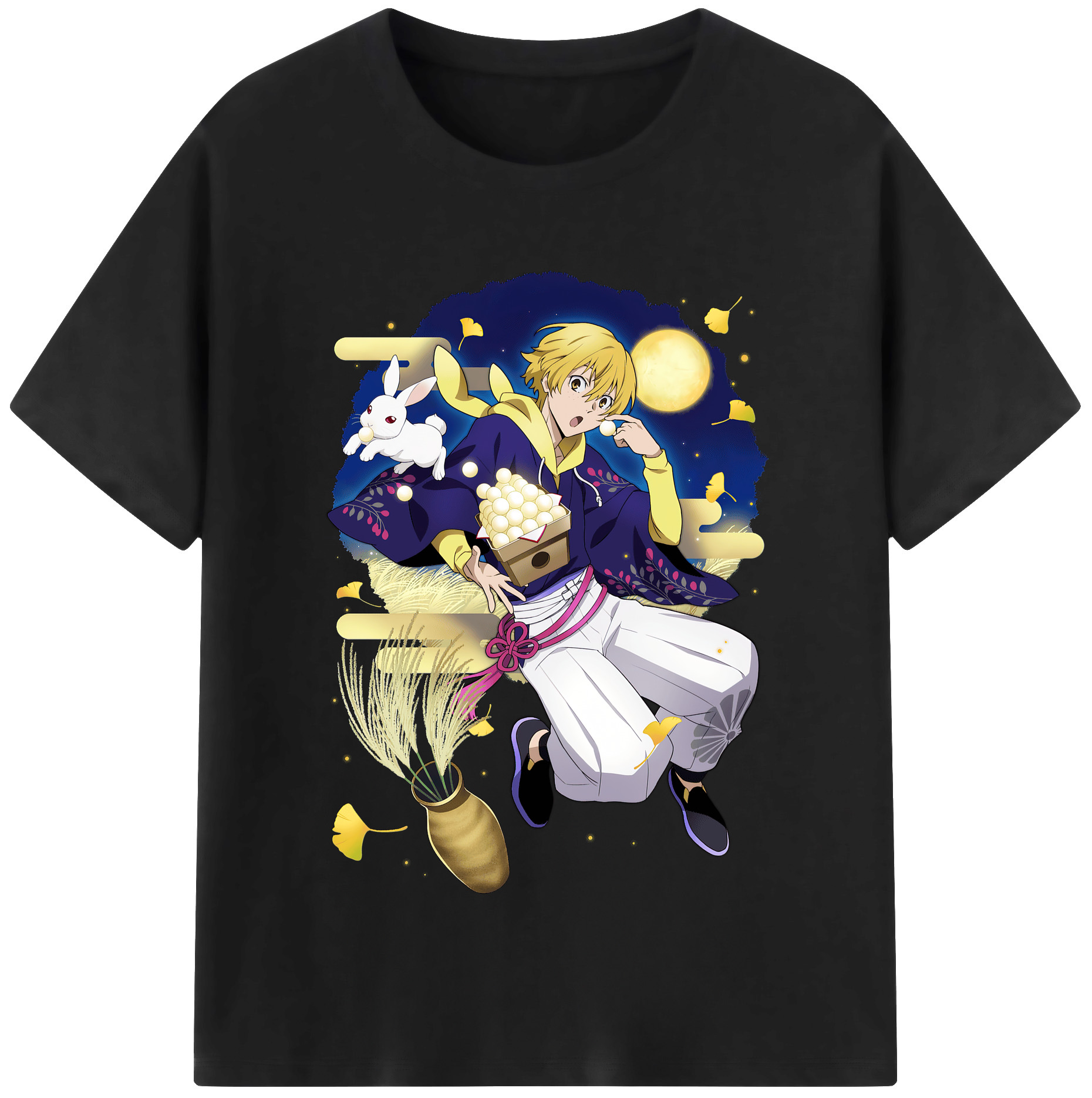 （画像用） 文豪ストレイドッグス Bungo Stray Dogs 綿100％半袖Tシャツ（フロントプリント）