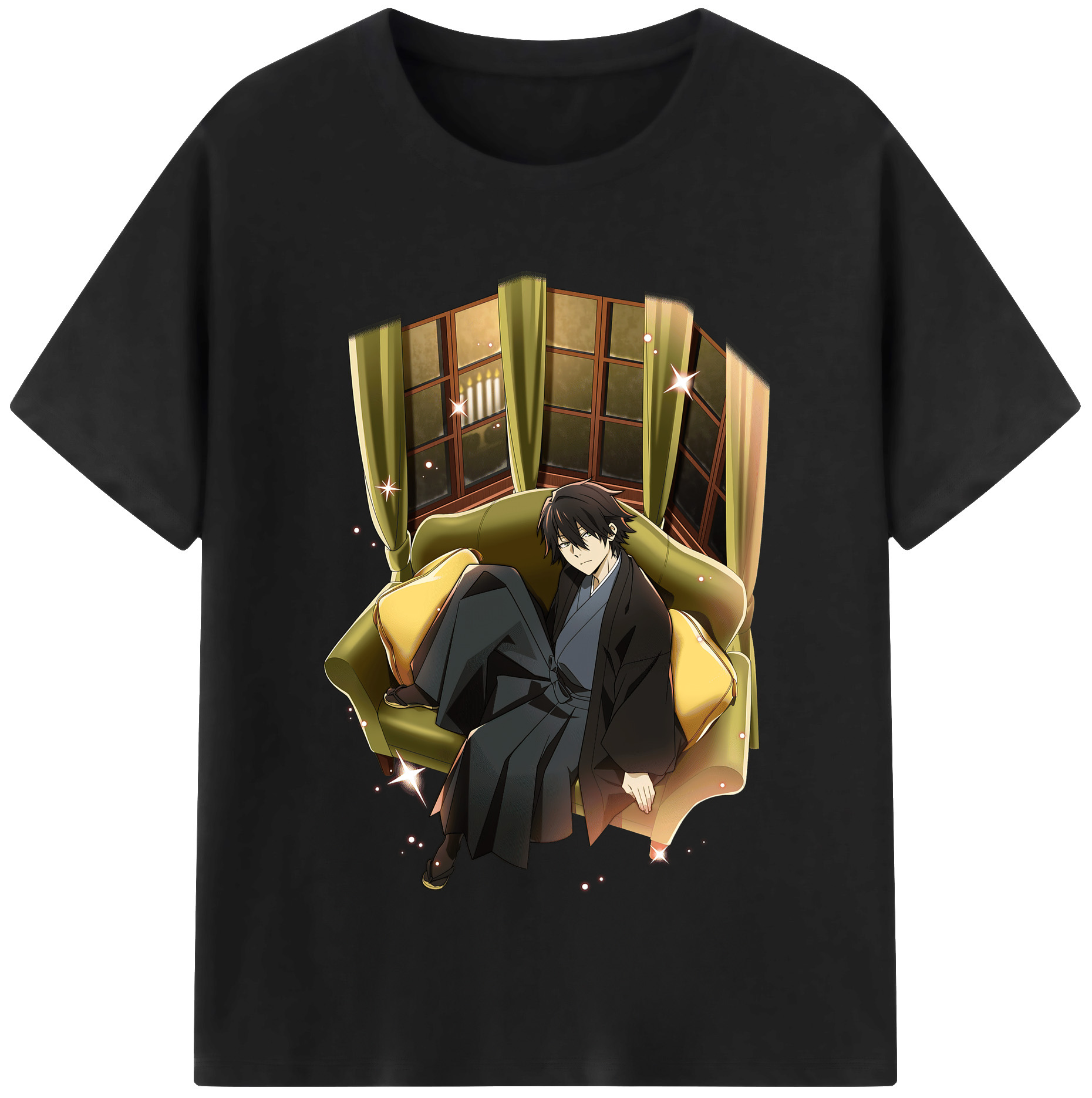 （画像用） 文豪ストレイドッグス Bungo Stray Dogs 綿100％半袖Tシャツ（フロントプリント）