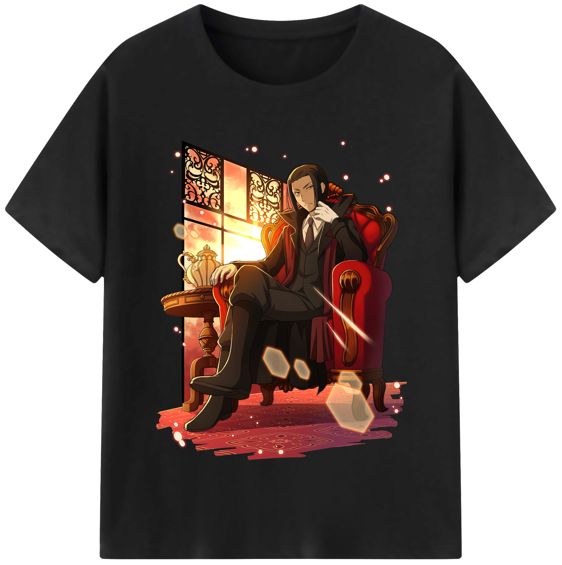 （画像用） 文豪ストレイドッグス Bungo Stray Dogs 綿100％半袖Tシャツ（フロントプリント）