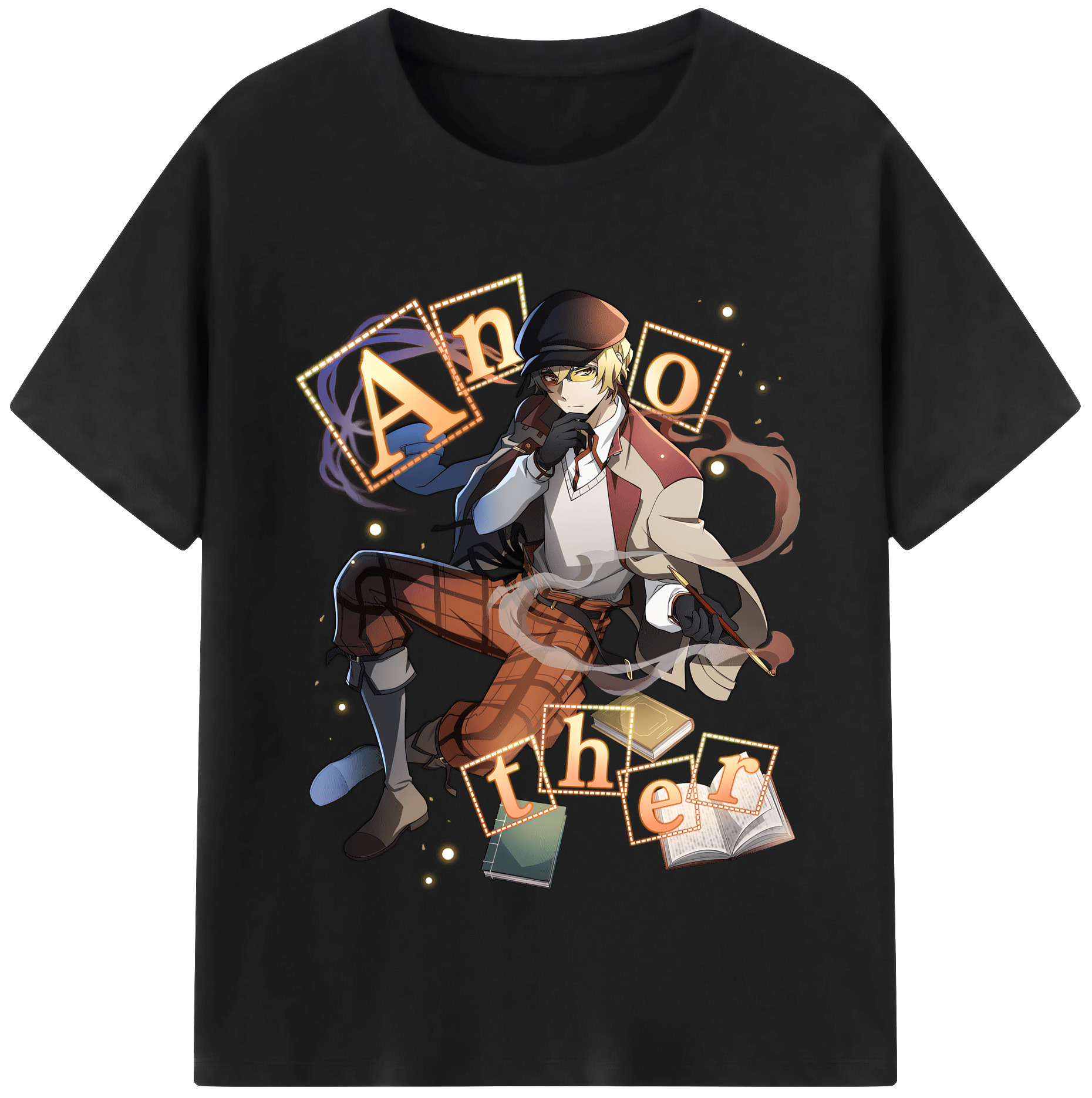 （画像用） 文豪ストレイドッグス Bungo Stray Dogs 綿100％半袖Tシャツ（フロントプリント）