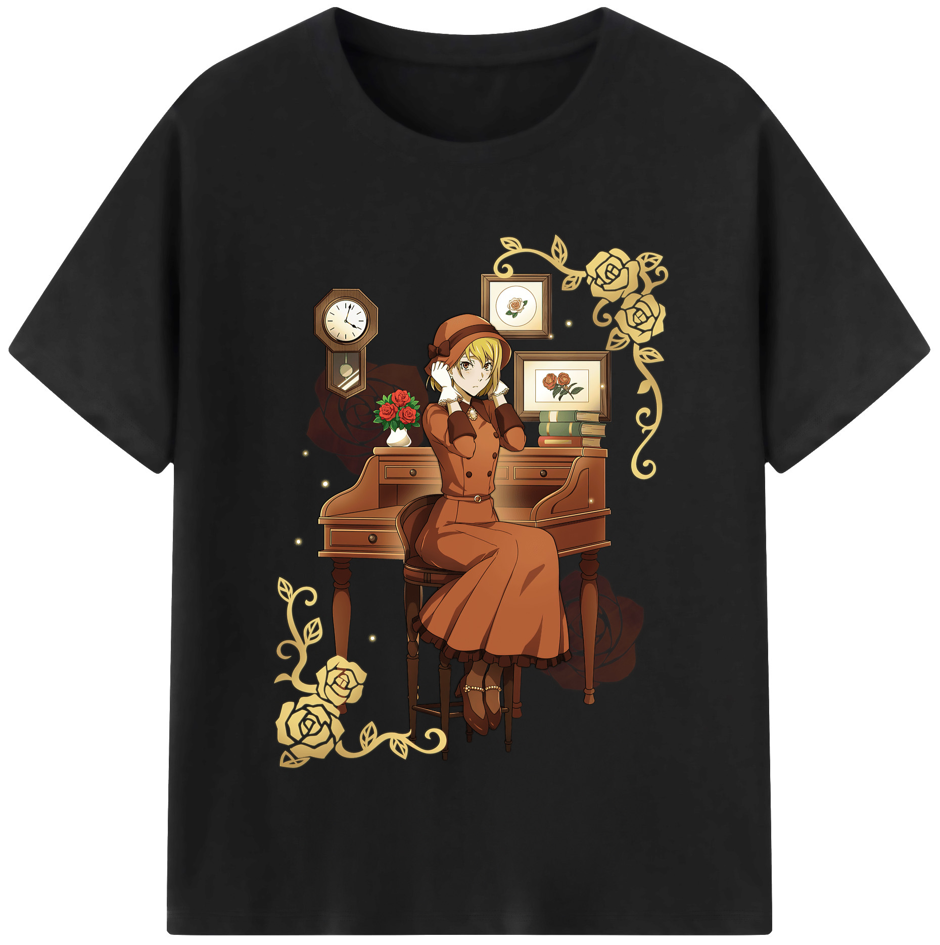 （画像用） 文豪ストレイドッグス Bungo Stray Dogs 綿100％半袖Tシャツ（フロントプリント）