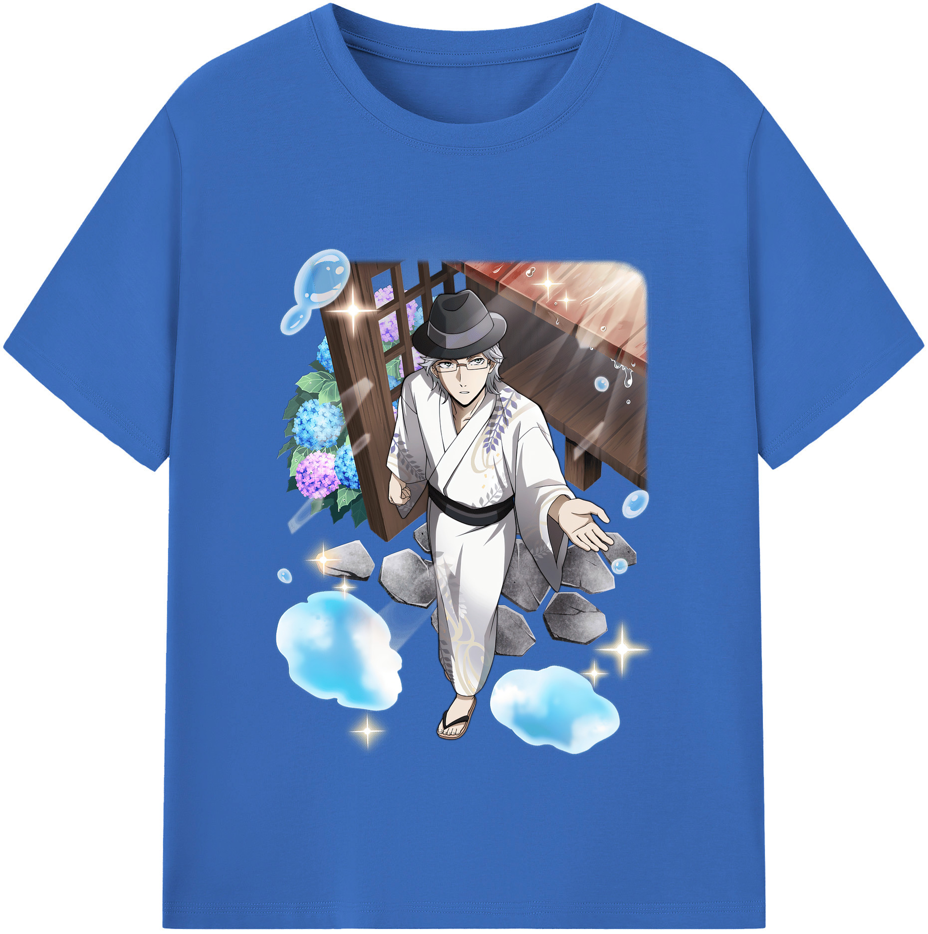 （画像用） 文豪ストレイドッグス Bungo Stray Dogs 綿100％半袖Tシャツ（フロントプリント）