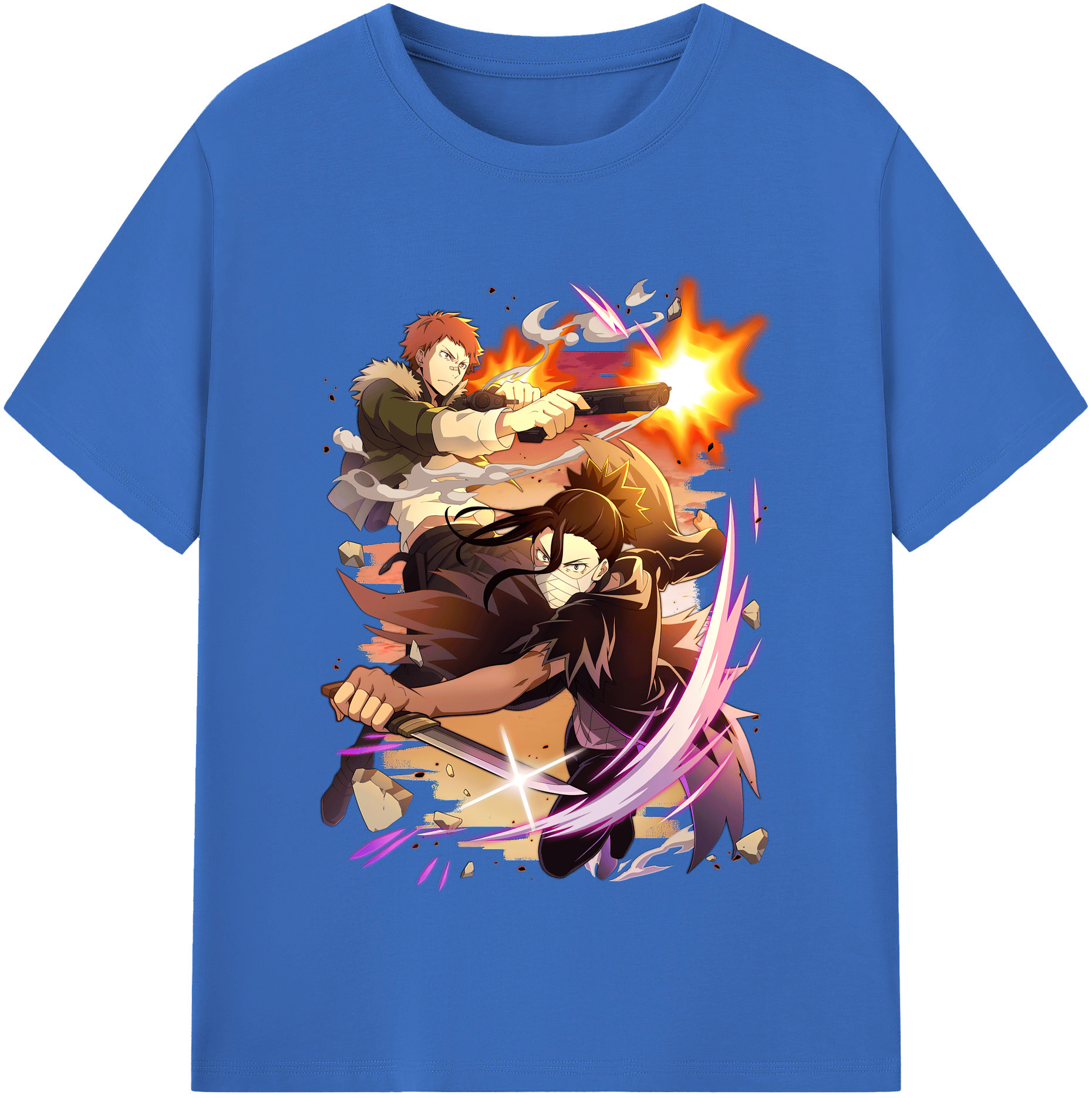（画像用） 文豪ストレイドッグス Bungo Stray Dogs 綿100％半袖Tシャツ（フロントプリント）