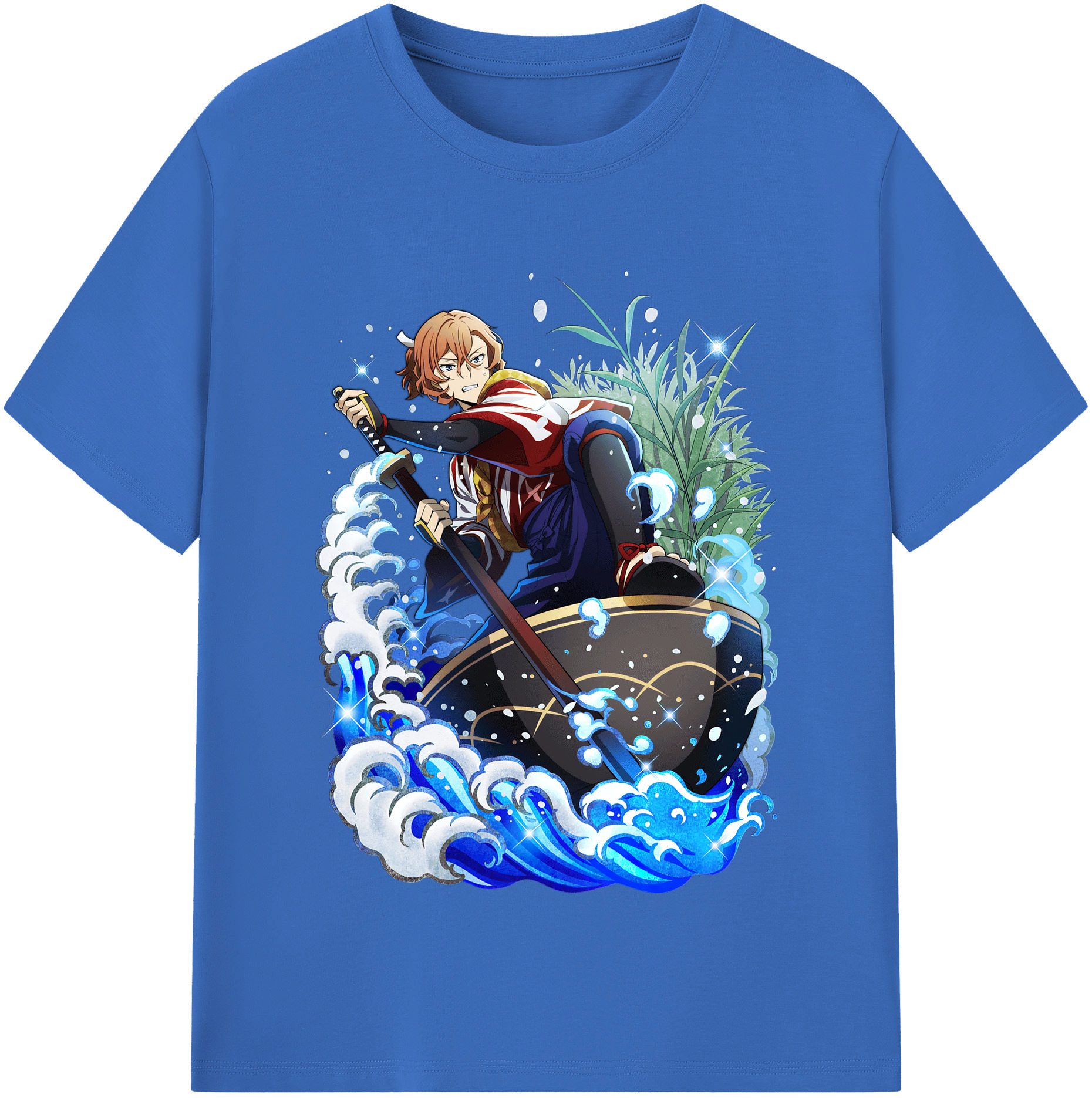 （画像用） 文豪ストレイドッグス Bungo Stray Dogs 綿100％半袖Tシャツ（フロントプリント）