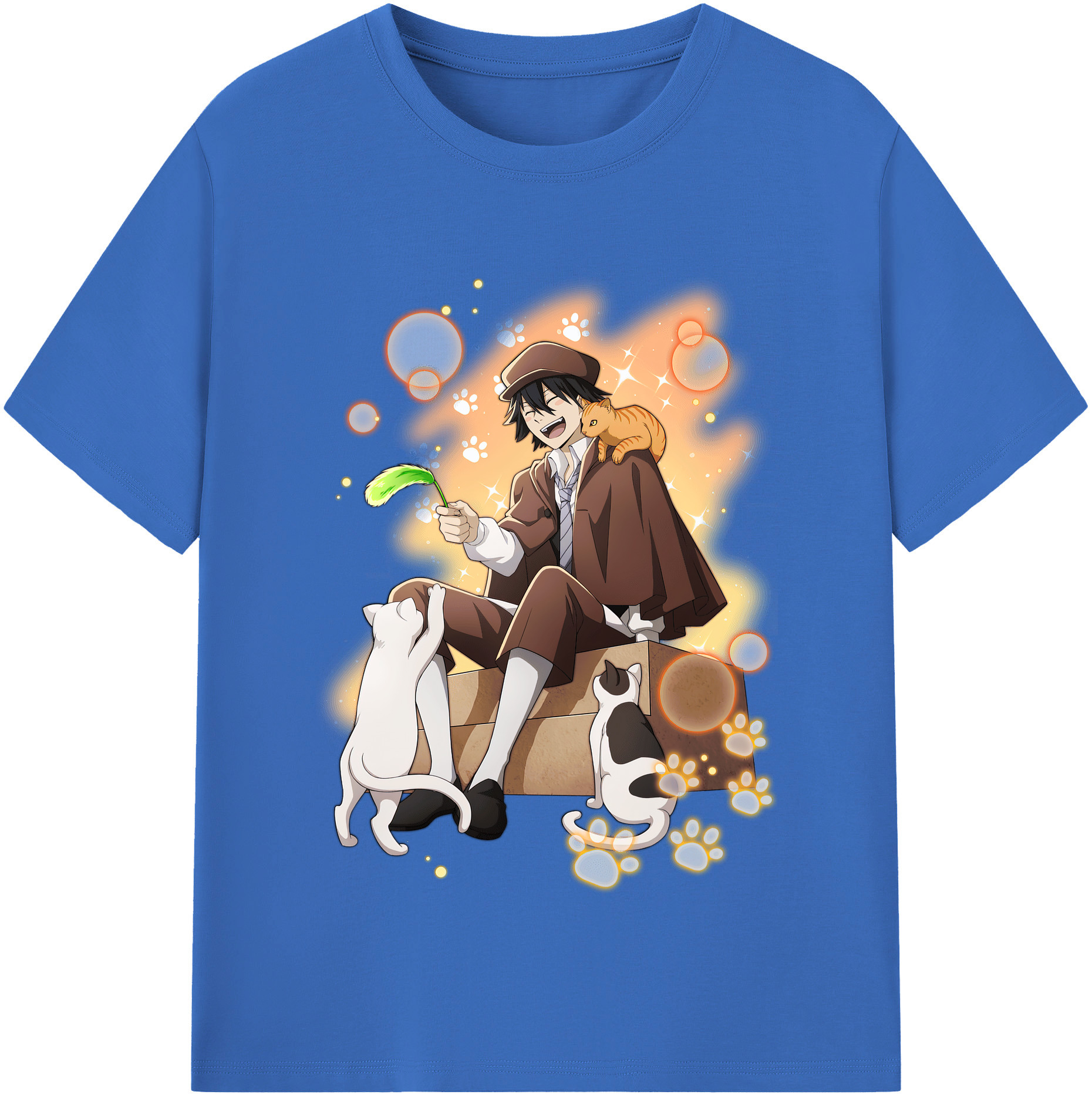 （画像用） 文豪ストレイドッグス Bungo Stray Dogs 綿100％半袖Tシャツ（フロントプリント）
