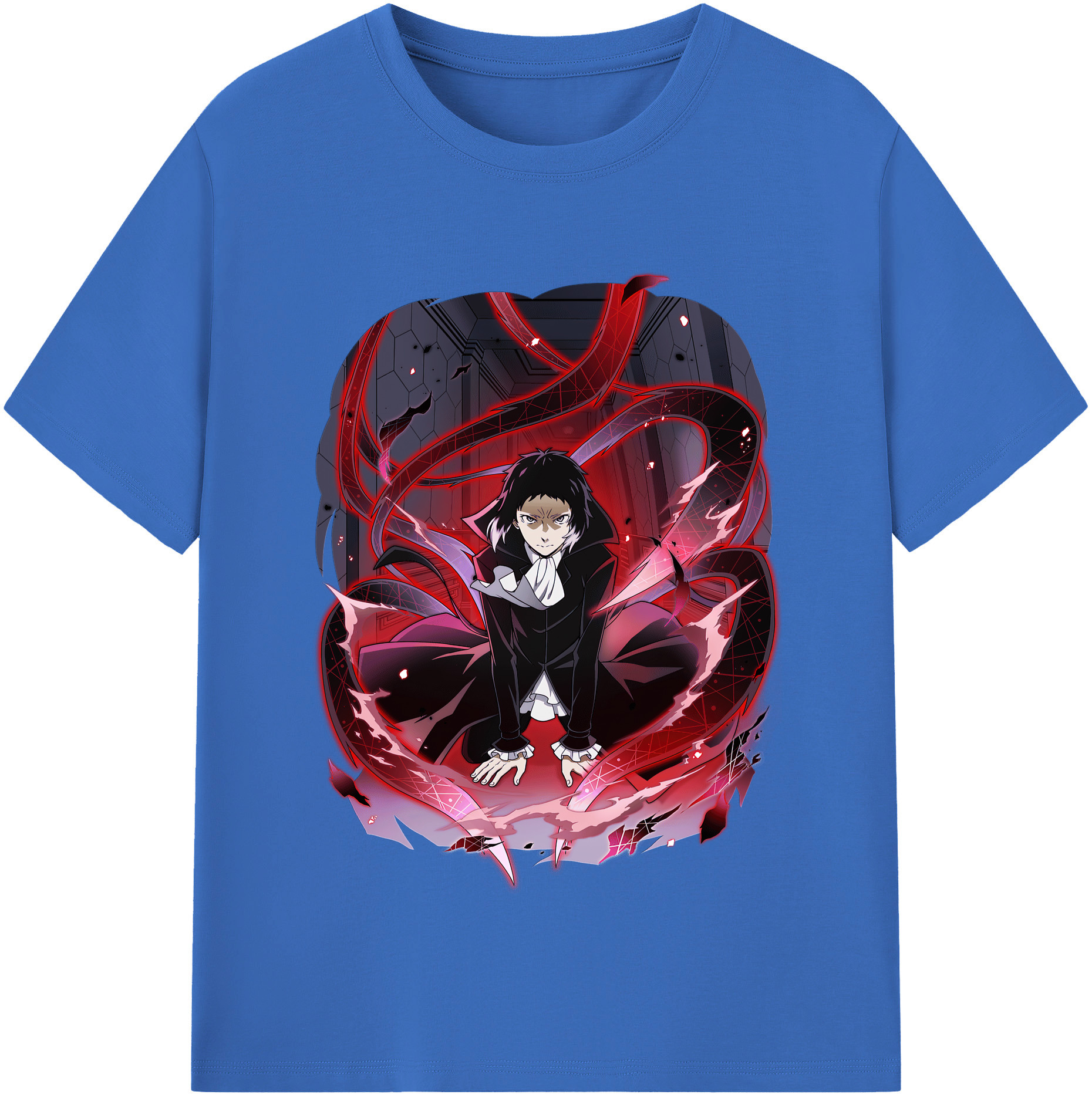（画像用） 文豪ストレイドッグス Bungo Stray Dogs 綿100％半袖Tシャツ（フロントプリント）