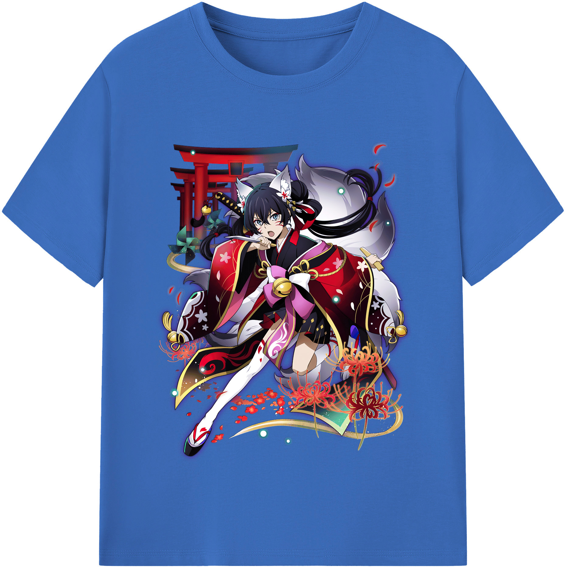 （画像用） 文豪ストレイドッグス Bungo Stray Dogs 綿100％半袖Tシャツ（フロントプリント）