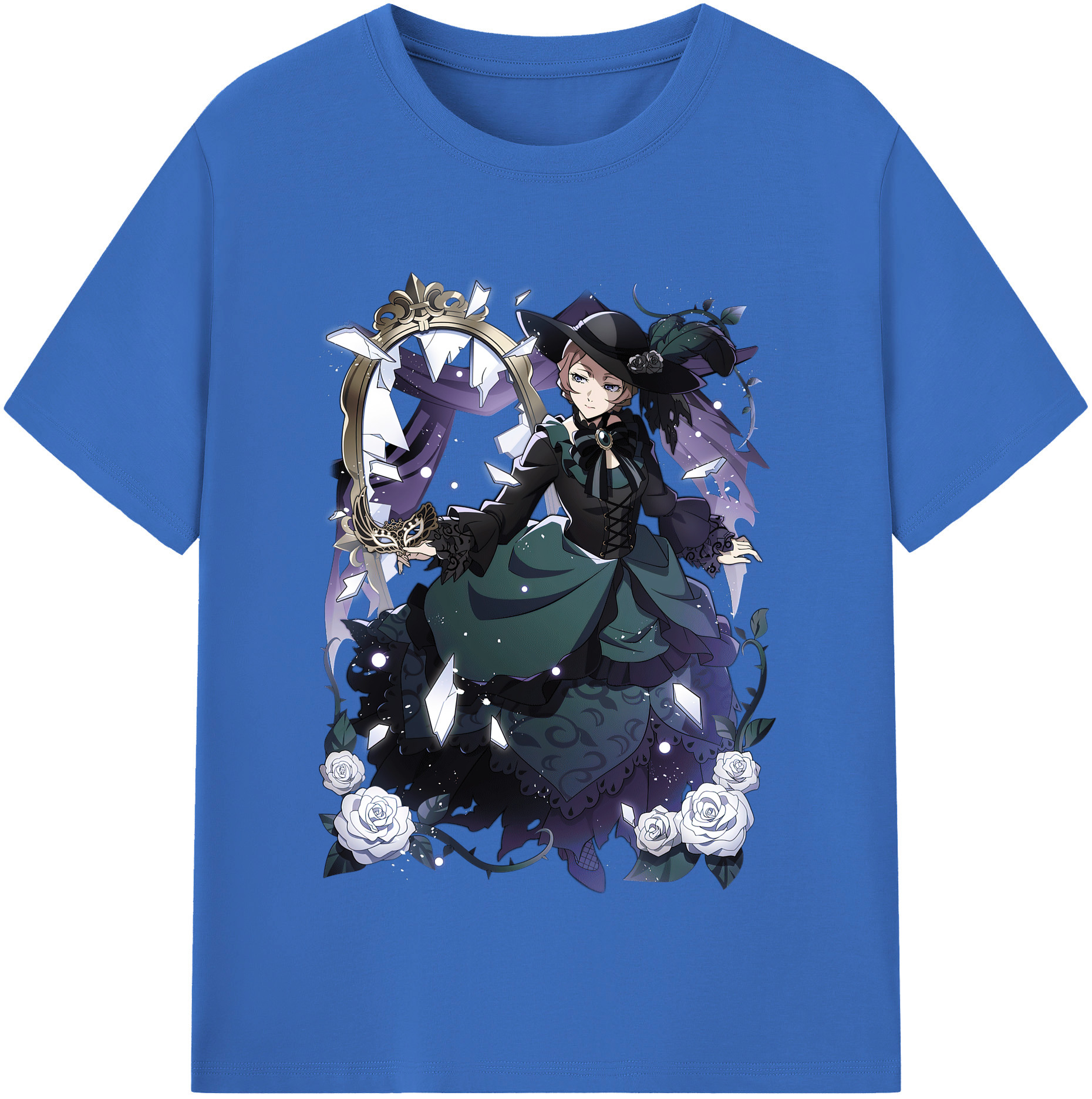 （画像用） 文豪ストレイドッグス Bungo Stray Dogs 綿100％半袖Tシャツ（フロントプリント）