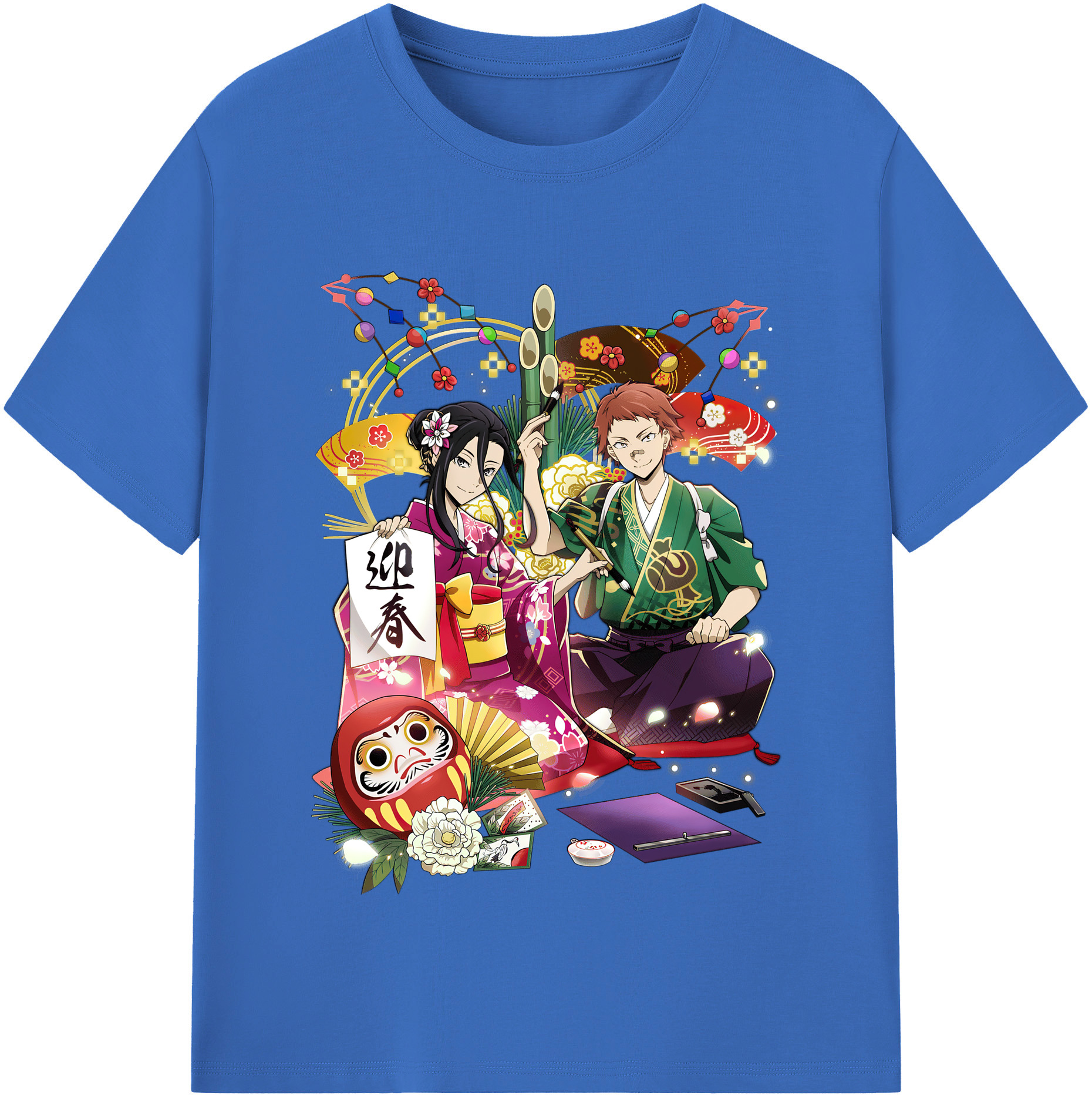 （画像用） 文豪ストレイドッグス Bungo Stray Dogs 綿100％半袖Tシャツ（フロントプリント）