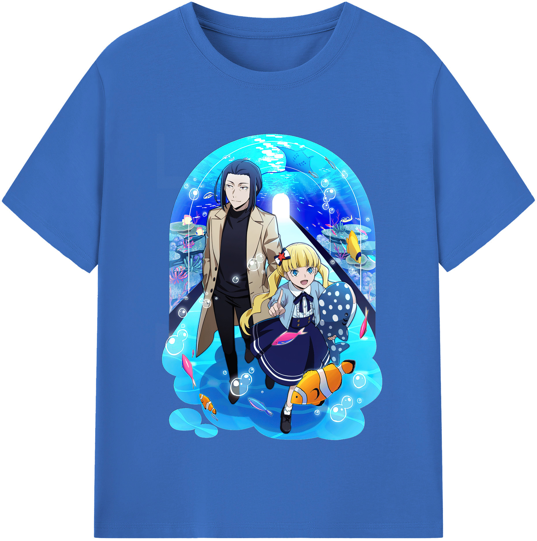 （画像用） 文豪ストレイドッグス Bungo Stray Dogs 綿100％半袖Tシャツ（フロントプリント）