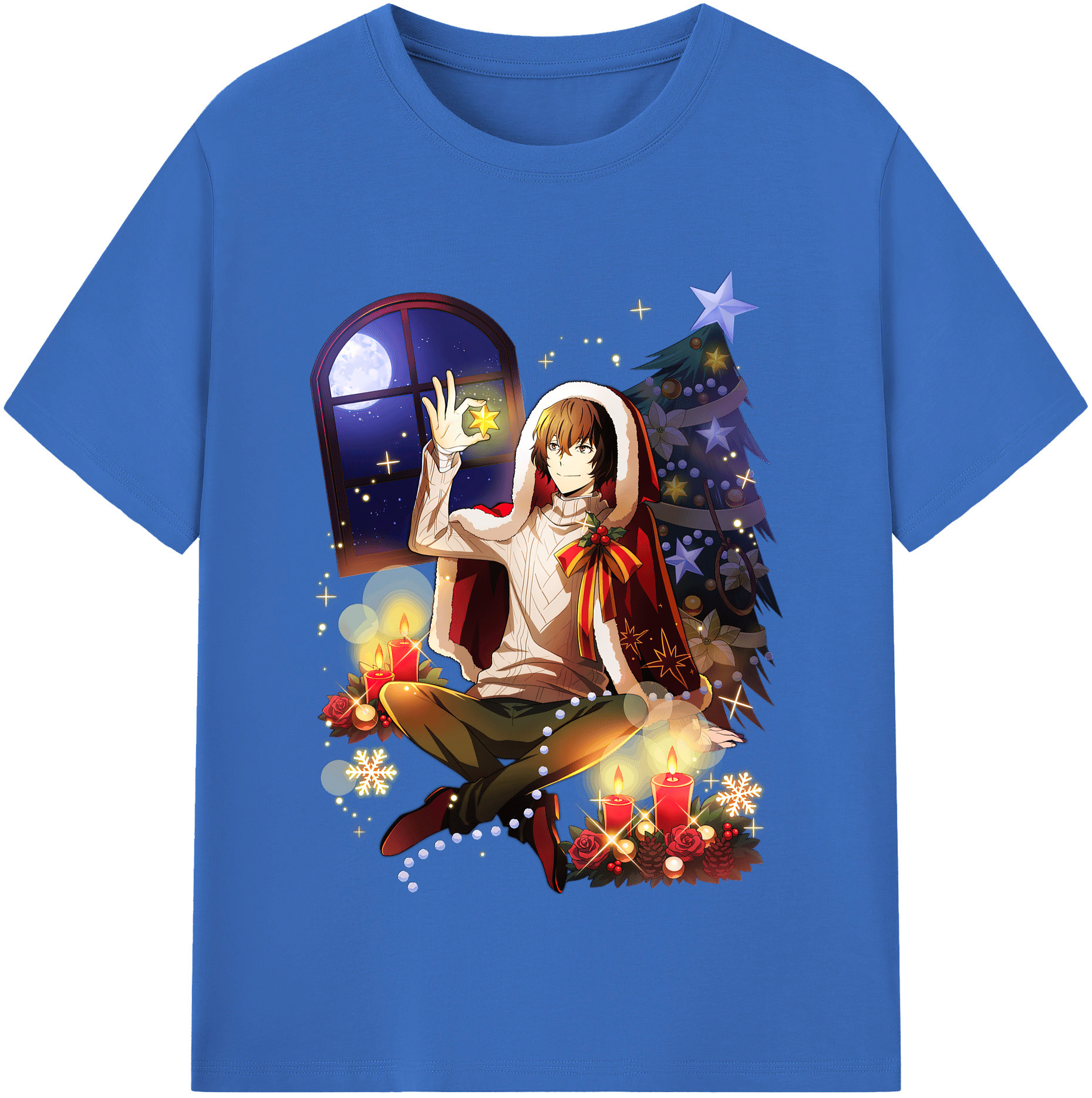 （画像用） 文豪ストレイドッグス Bungo Stray Dogs 綿100％半袖Tシャツ（フロントプリント）