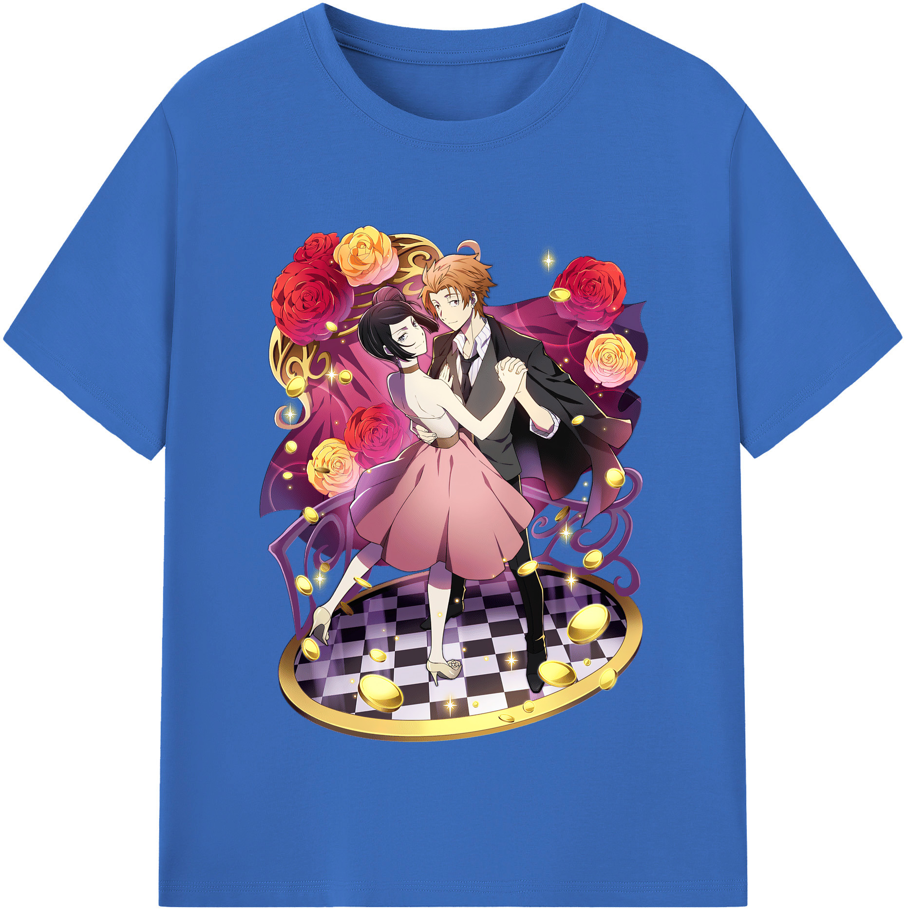 （画像用） 文豪ストレイドッグス Bungo Stray Dogs 綿100％半袖Tシャツ（フロントプリント）