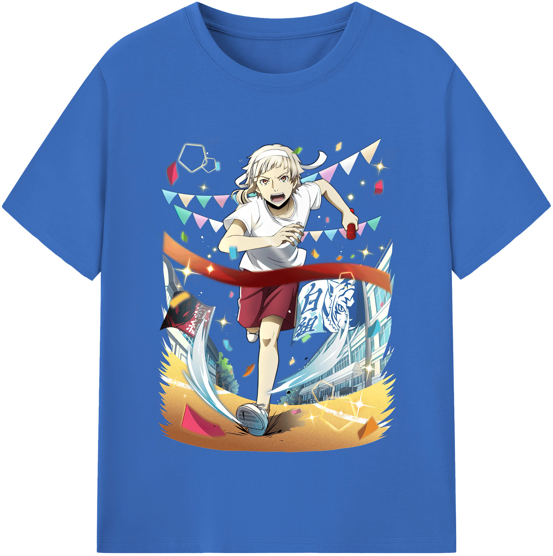 （画像用） 文豪ストレイドッグス Bungo Stray Dogs 綿100％半袖Tシャツ（フロントプリント）