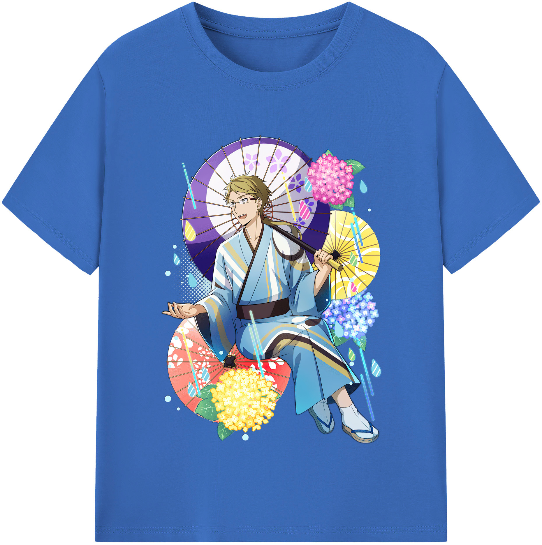 （画像用） 文豪ストレイドッグス Bungo Stray Dogs 綿100％半袖Tシャツ（フロントプリント）