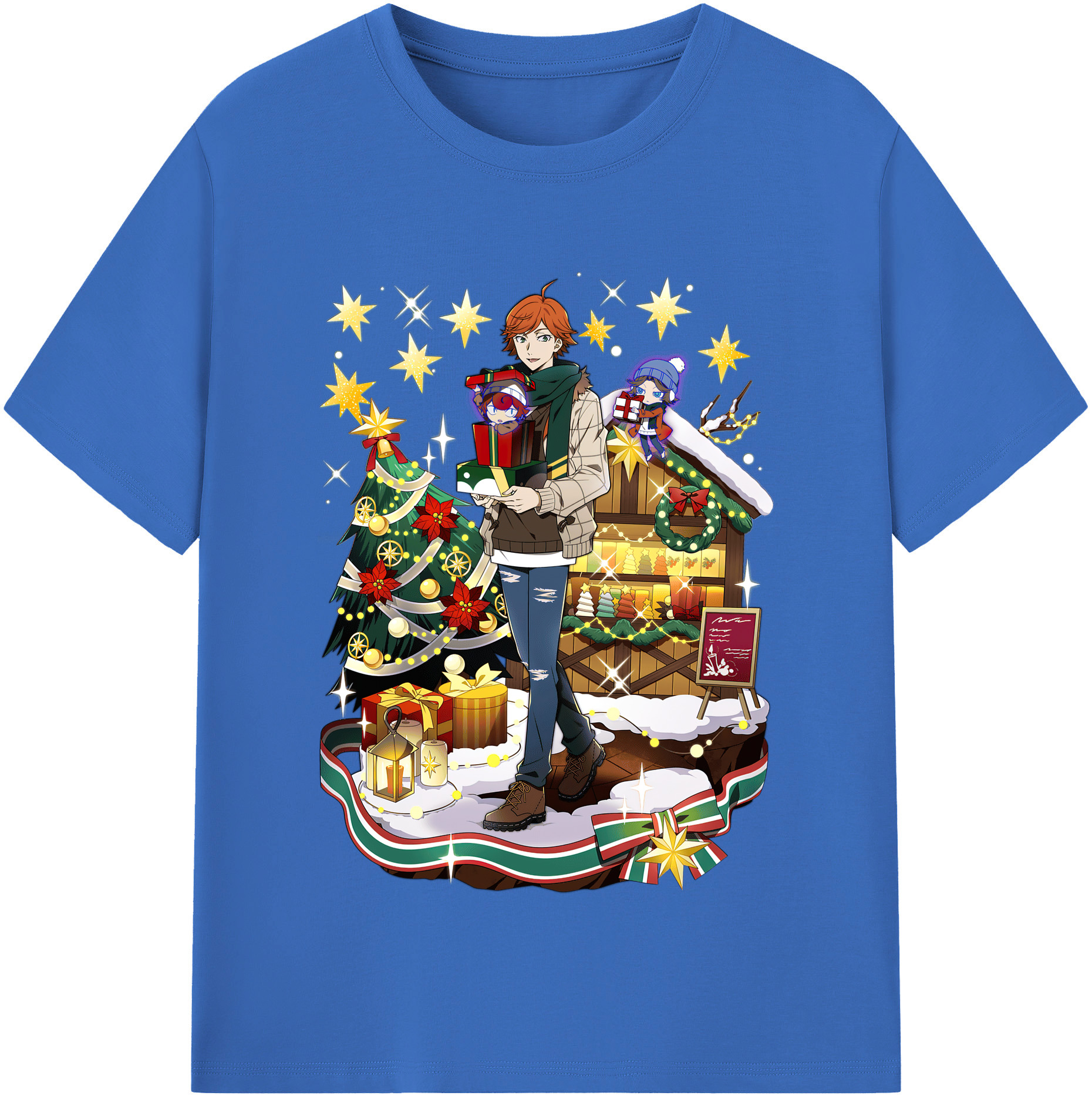 （画像用） 文豪ストレイドッグス Bungo Stray Dogs 綿100％半袖Tシャツ（フロントプリント）
