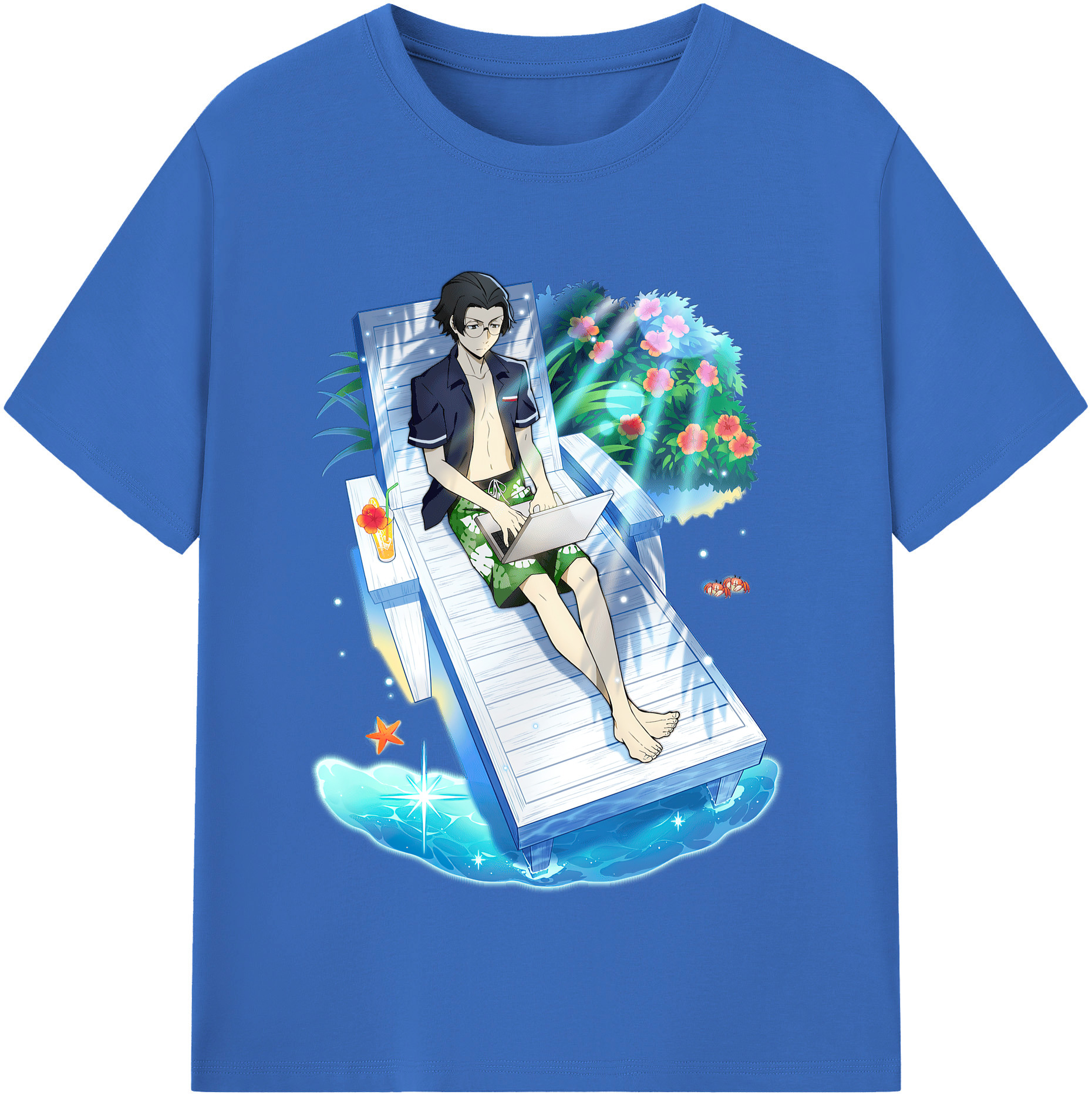 （画像用） 文豪ストレイドッグス Bungo Stray Dogs 綿100％半袖Tシャツ（フロントプリント）