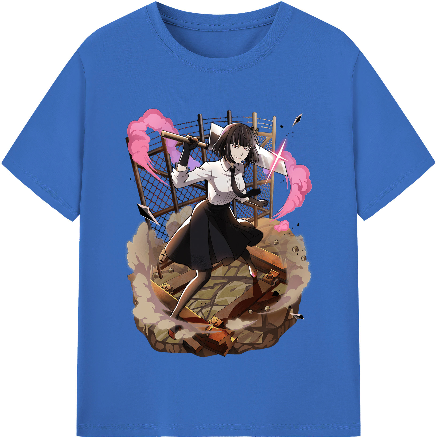 （画像用） 文豪ストレイドッグス Bungo Stray Dogs 綿100％半袖Tシャツ（フロントプリント）