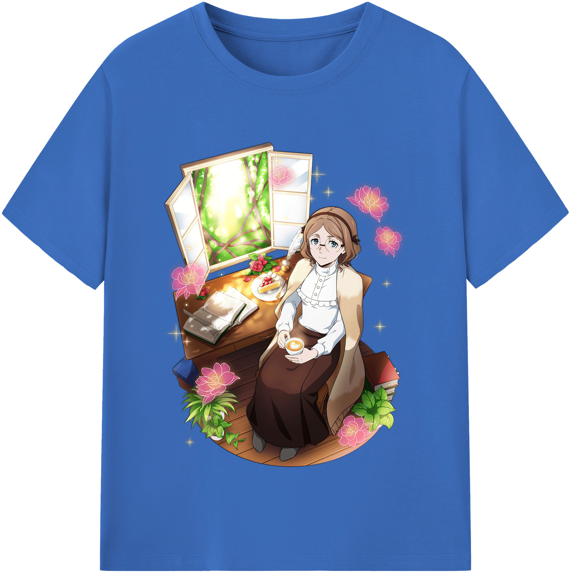 （画像用） 文豪ストレイドッグス Bungo Stray Dogs 綿100％半袖Tシャツ（フロントプリント）