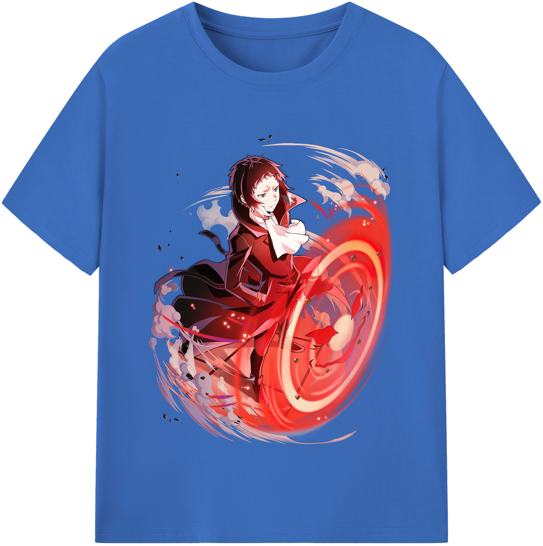 （画像用） 文豪ストレイドッグス Bungo Stray Dogs 綿100％半袖Tシャツ（フロントプリント）