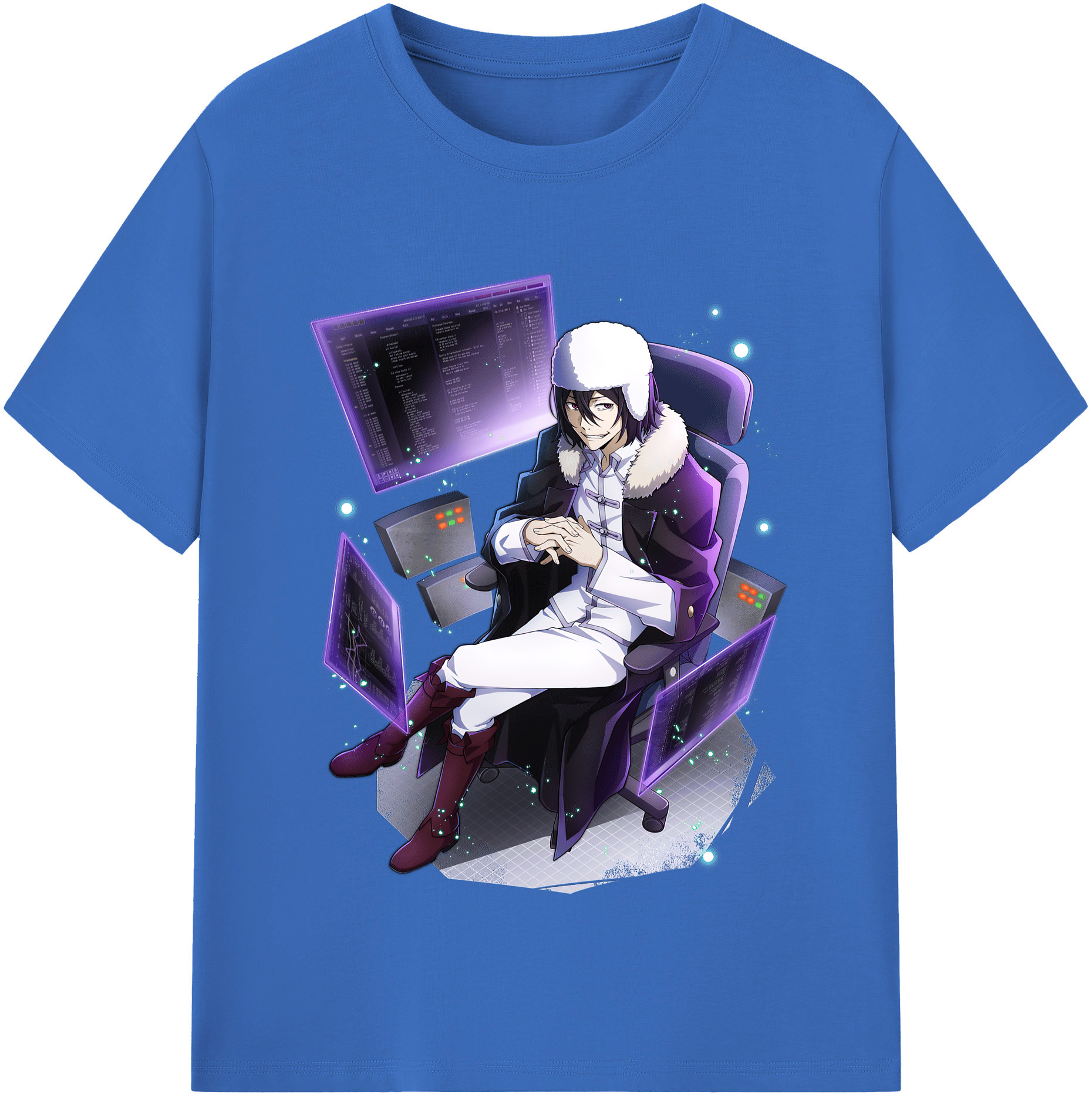 （画像用） 文豪ストレイドッグス Bungo Stray Dogs 綿100％半袖Tシャツ（フロントプリント）