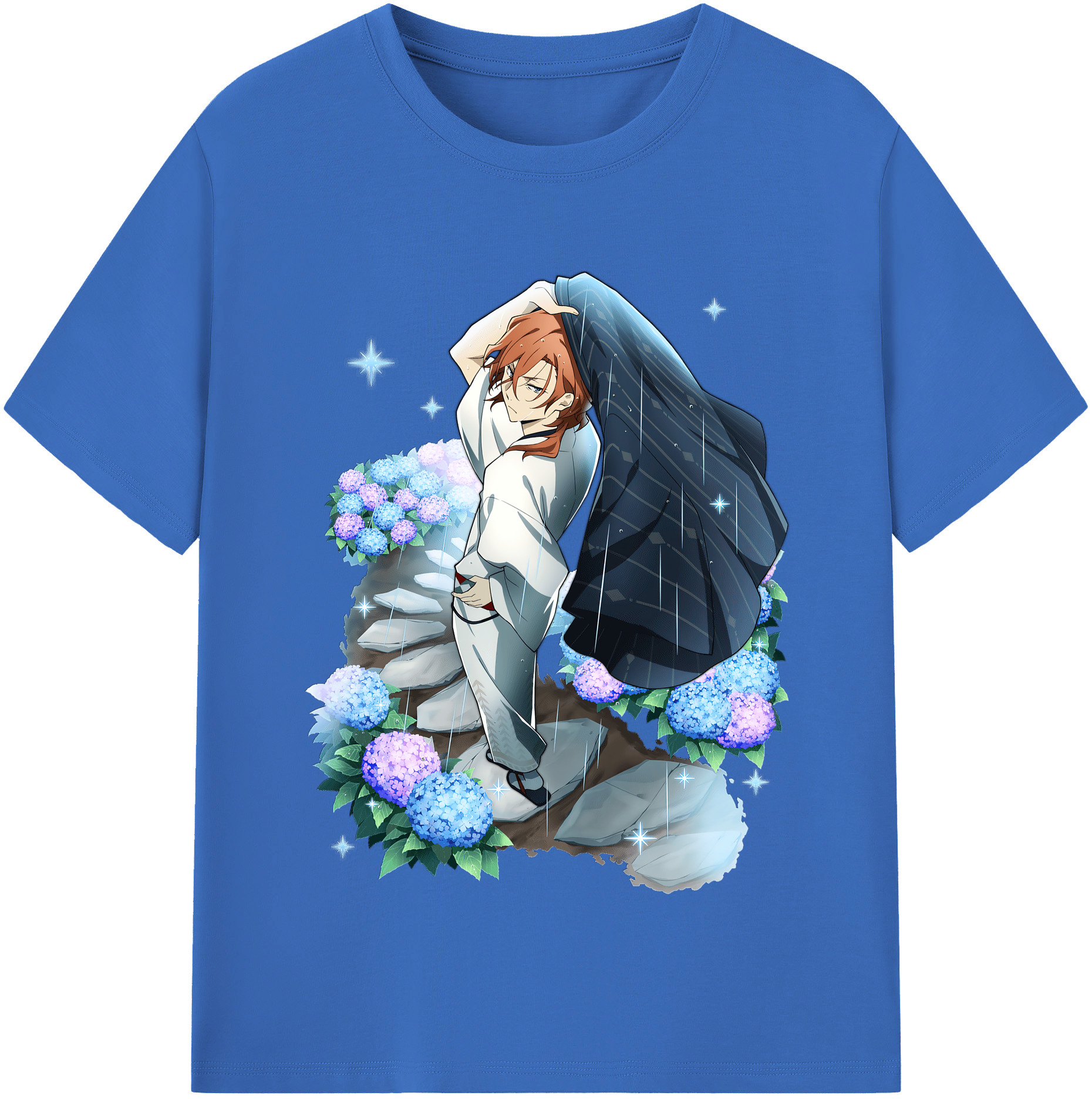 （画像用） 文豪ストレイドッグス Bungo Stray Dogs 綿100％半袖Tシャツ（フロントプリント）